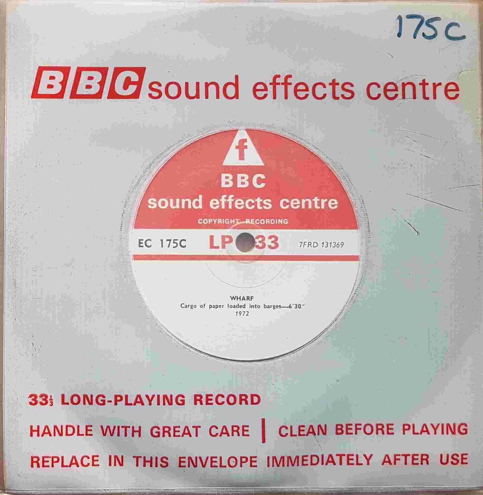 EC 175C Wharf Not registered from the BBC singles - Records and Tapes library Picture of EC 175C Wharf by artist Not registered from the BBC singles - Records and Tapes library