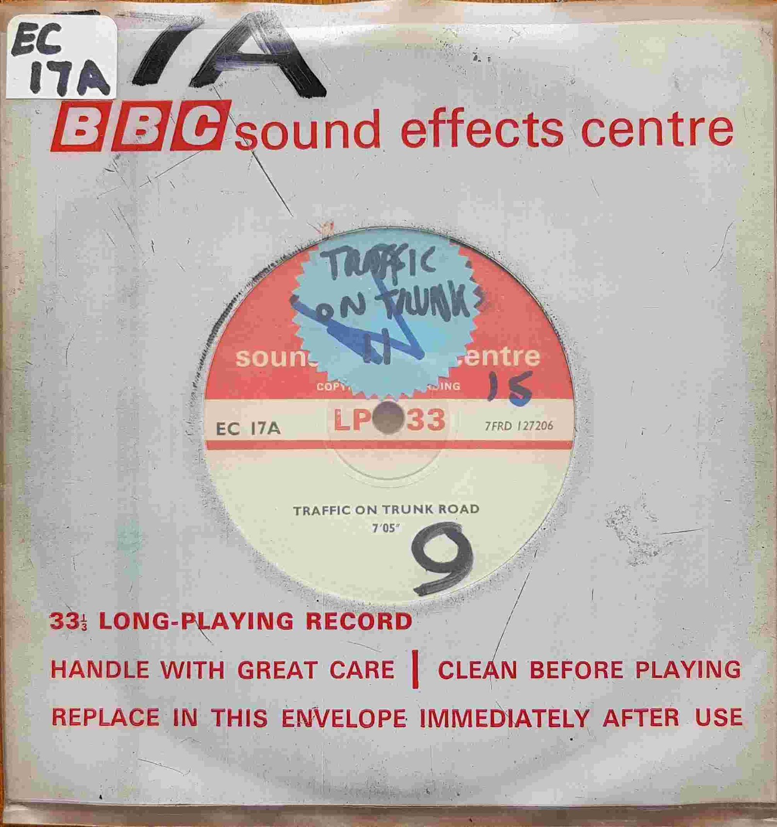 EC 17A Traffic on trunk road / In a city side street Not registered from the BBC singles - Records and Tapes library Picture of EC 17A Traffic on trunk road / In a city side street by artist Not registered from the BBC singles - Records and Tapes library