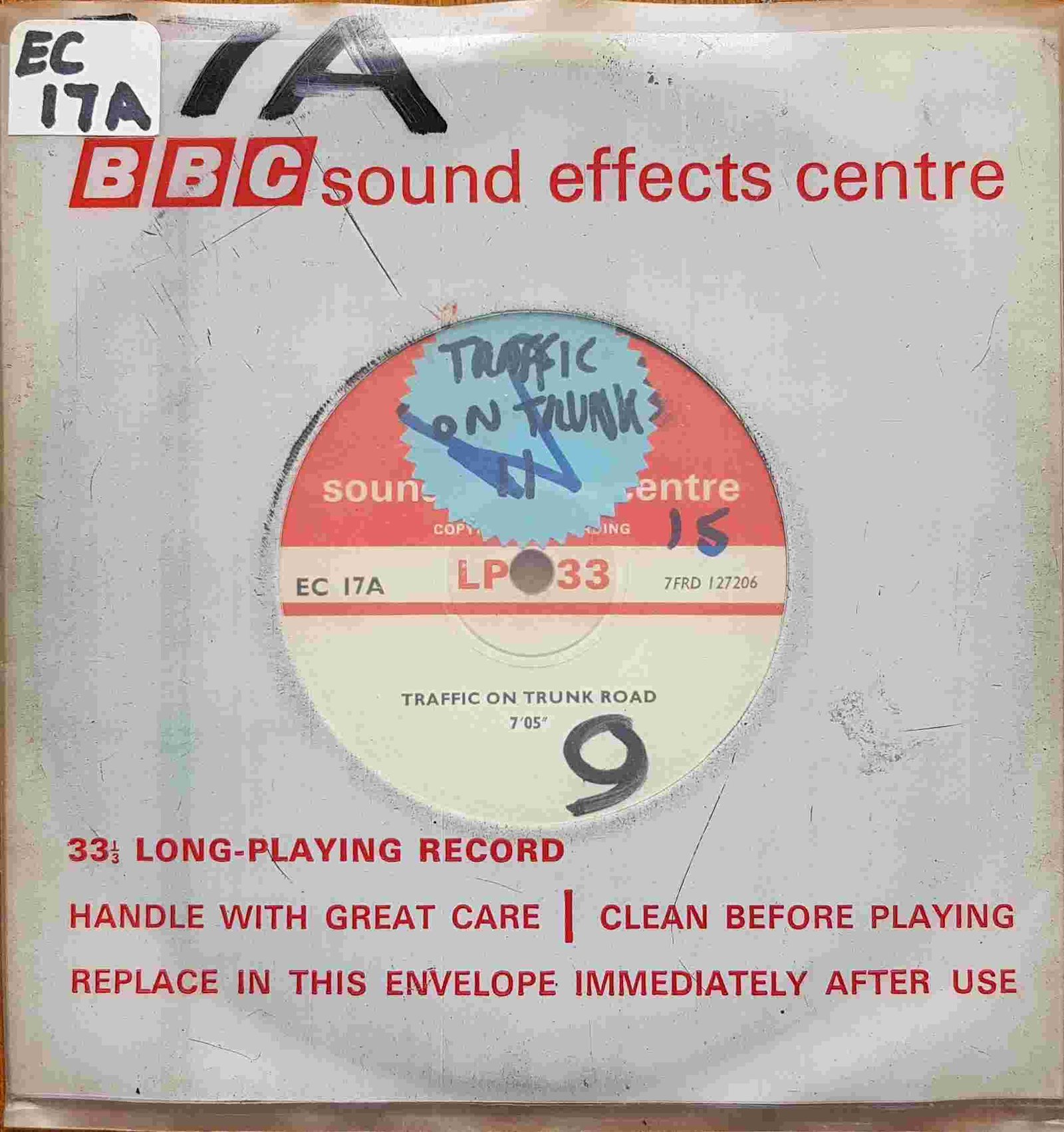 Picture of Traffic on trunk road / In a city side street by artist Not registered from the BBC singles - Records and Tapes library