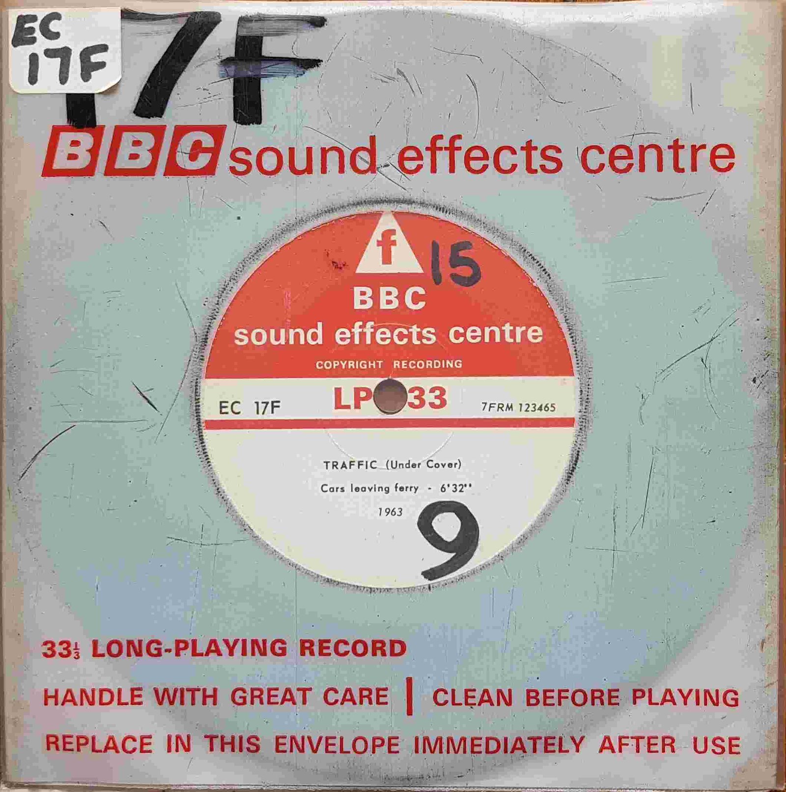 EC 17F Traffic (Under cover) / Hammersmith Not registered from the BBC singles - Records and Tapes library Picture of EC 17F Traffic (Under cover) / Hammersmith by artist Not registered from the BBC singles - Records and Tapes library
