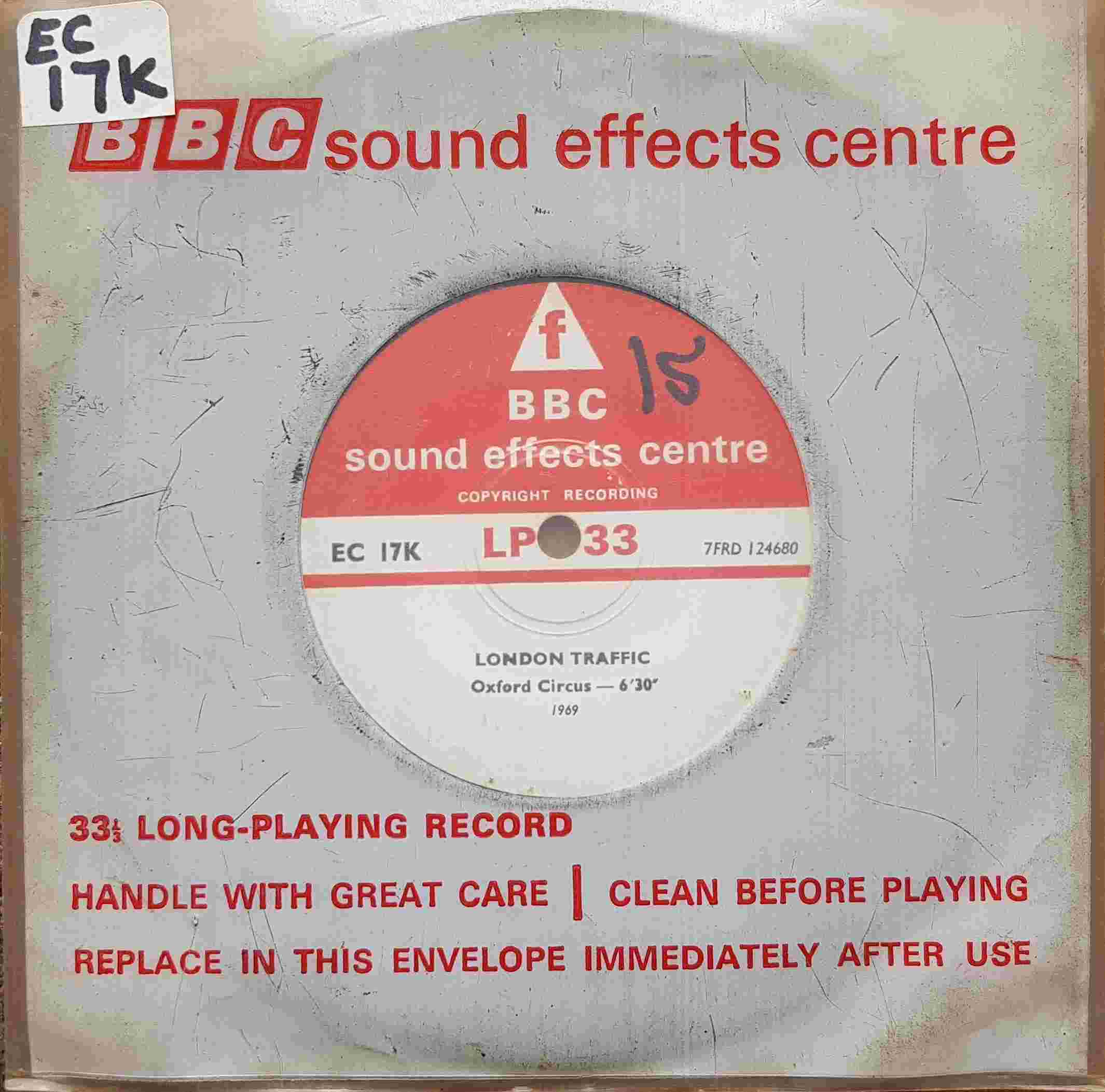 Picture of EC 17K London traffic by artist Not registered from the BBC singles - Records and Tapes library