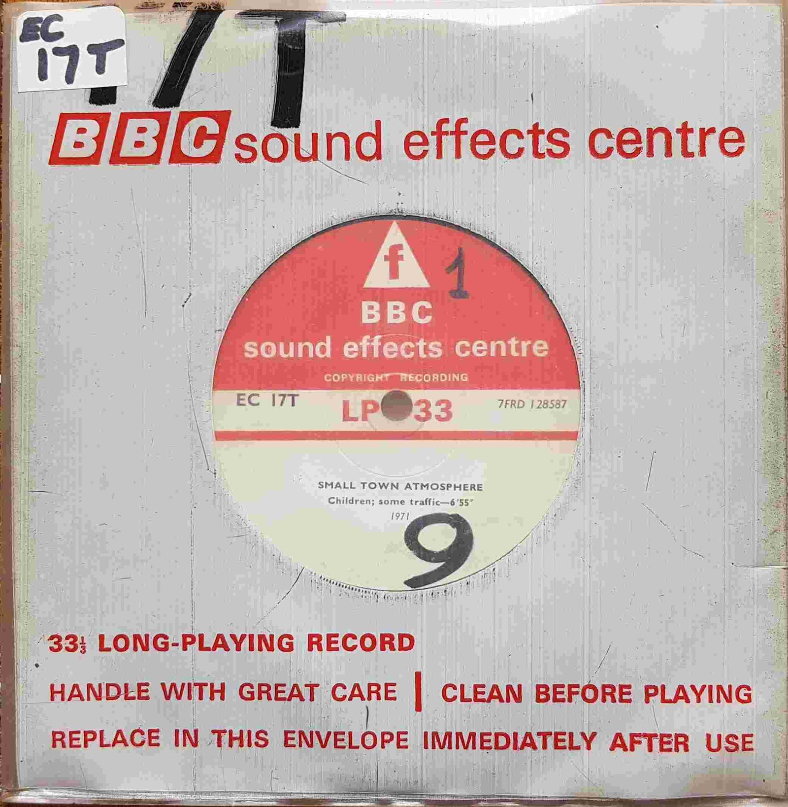 Picture of Small town atmosphere / Village & playground atmospheres by artist Not registered from the BBC singles - Records and Tapes library