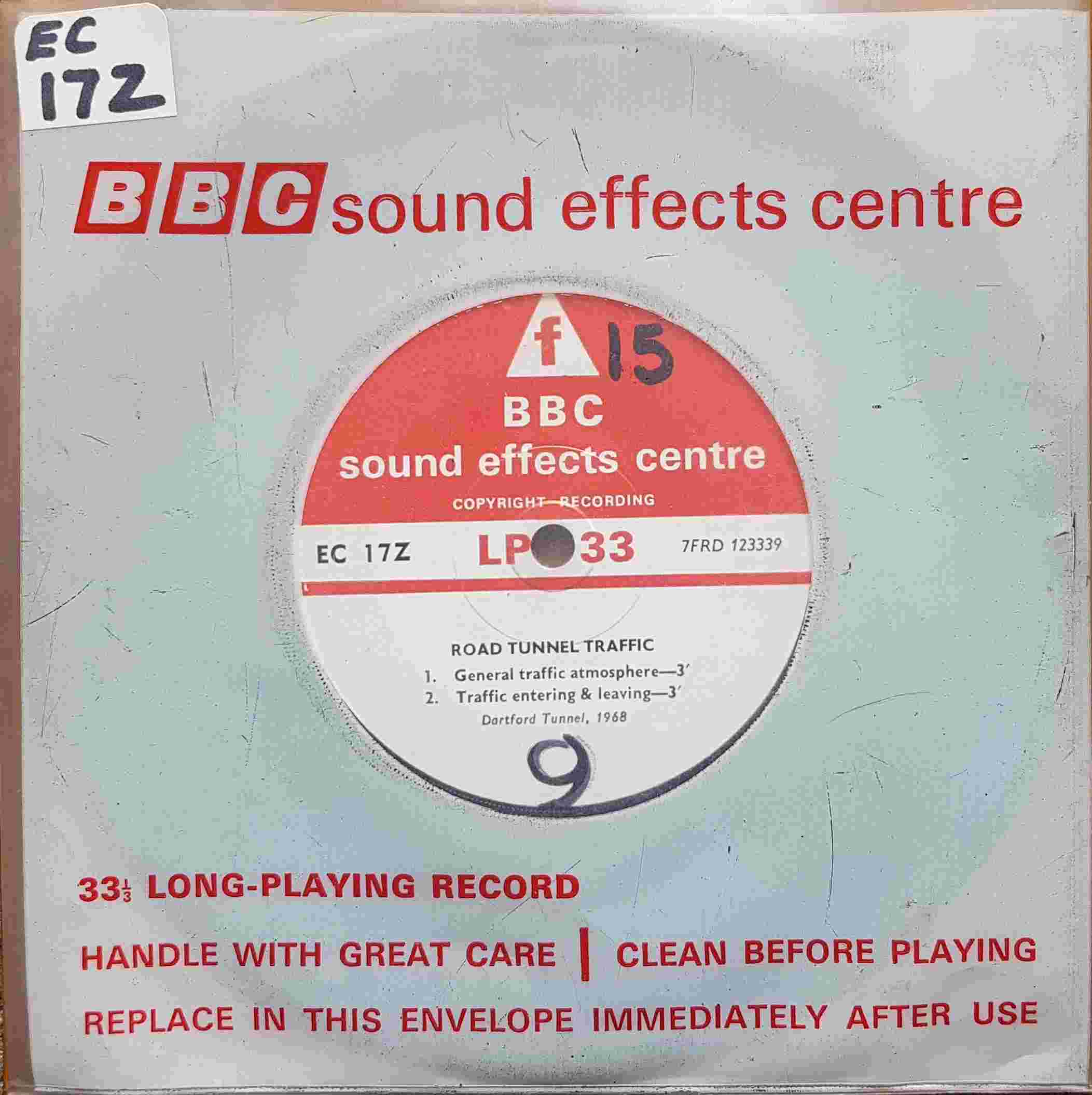 Picture of EC 17Z Road tunnel traffic by artist Not registered from the BBC singles - Records and Tapes library