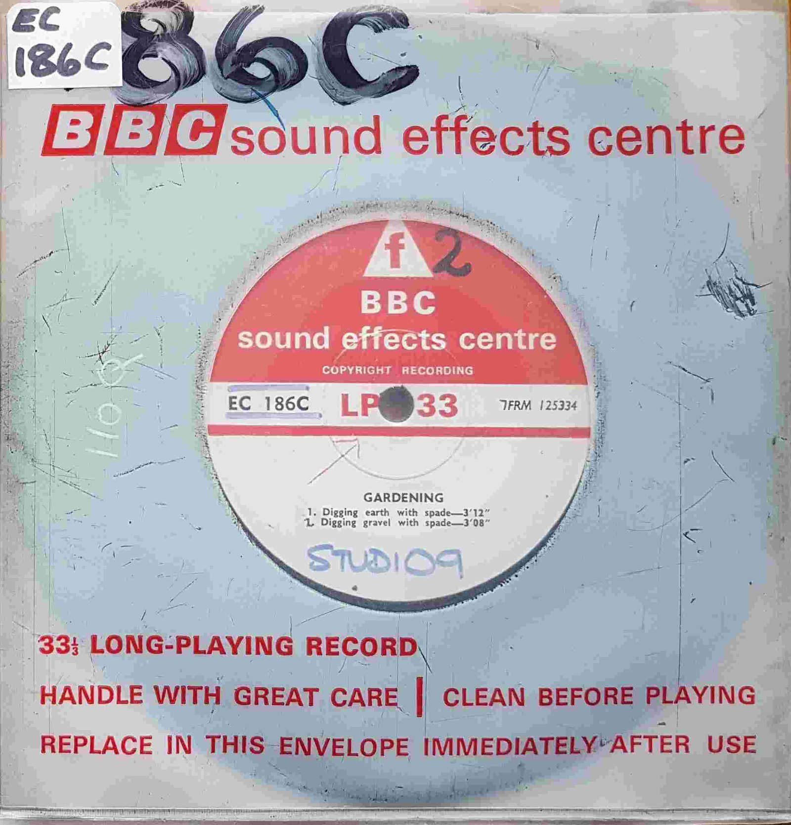 Picture of Gardening by artist Not registered from the BBC singles - Records and Tapes library