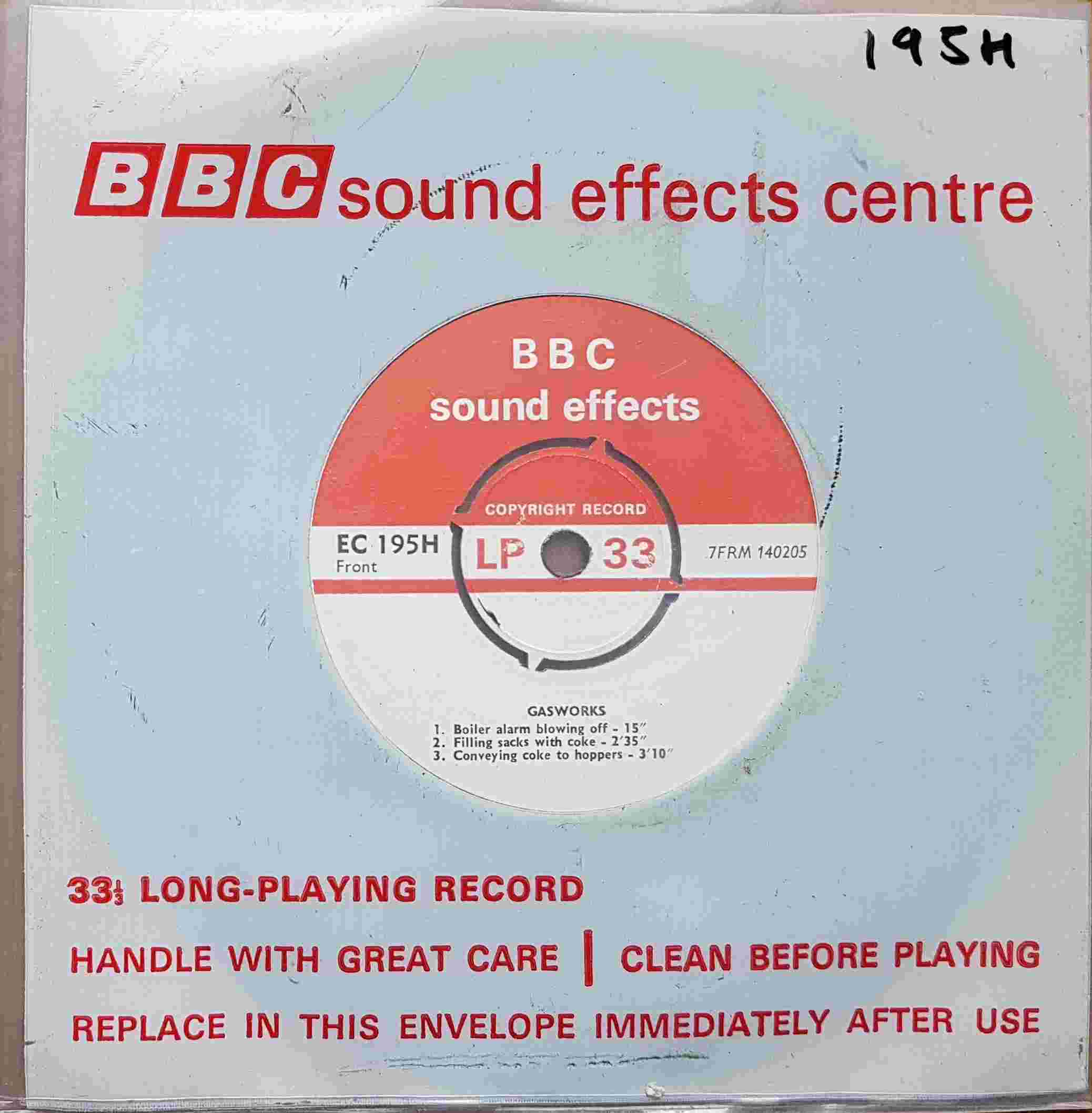 Picture of EC 195H Gasworks by artist Not registered from the BBC singles - Records and Tapes library