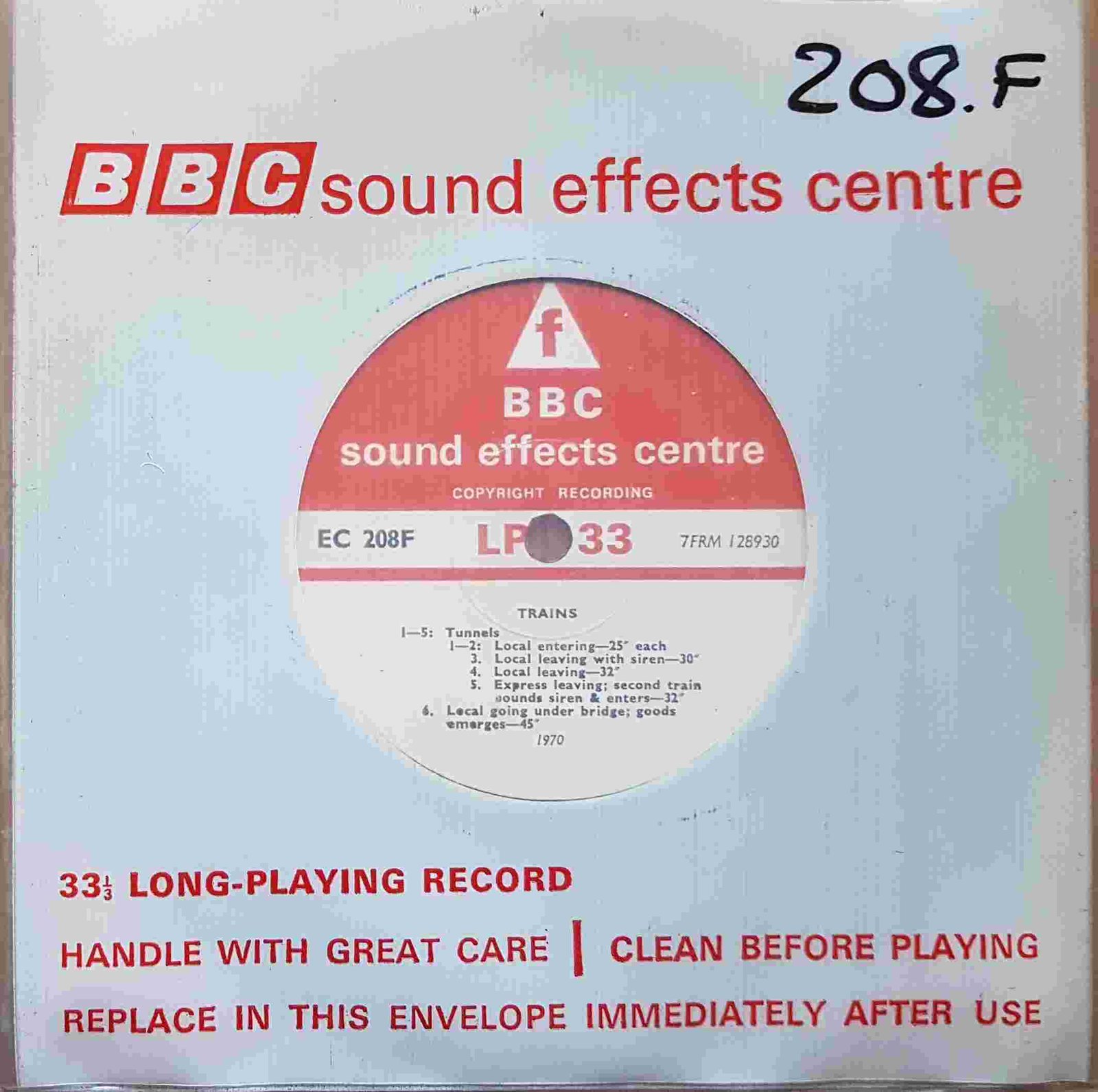EC 208F Trains: Tunnels + bridges Not registered from the BBC singles - Records and Tapes library Picture of EC 208F Trains: Tunnels + bridges by artist Not registered from the BBC singles - Records and Tapes library