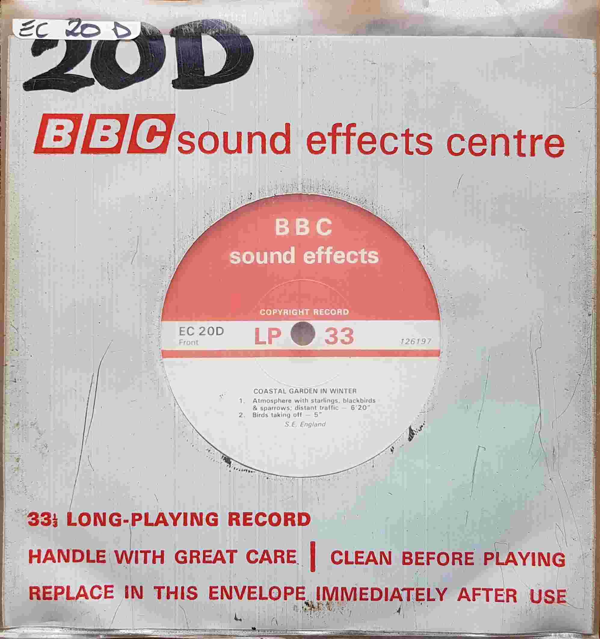 Picture of EC 20D Coastal garden in winter by artist Not registered from the BBC singles - Records and Tapes library