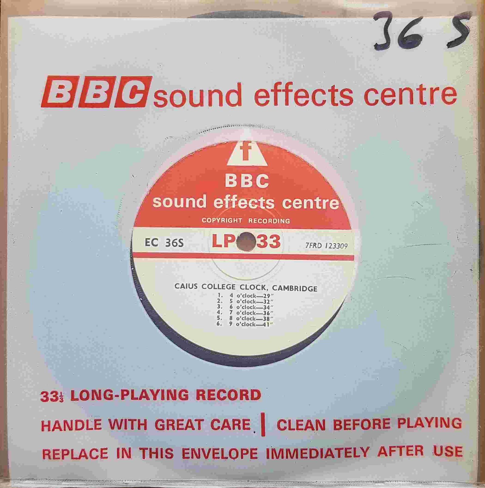 EC 36S Caius College clock, Cambridge / Cambridge clocks Not registered from the BBC singles - Records and Tapes library Picture of EC 36S Caius College clock, Cambridge / Cambridge clocks by artist Not registered from the BBC singles - Records and Tapes library
