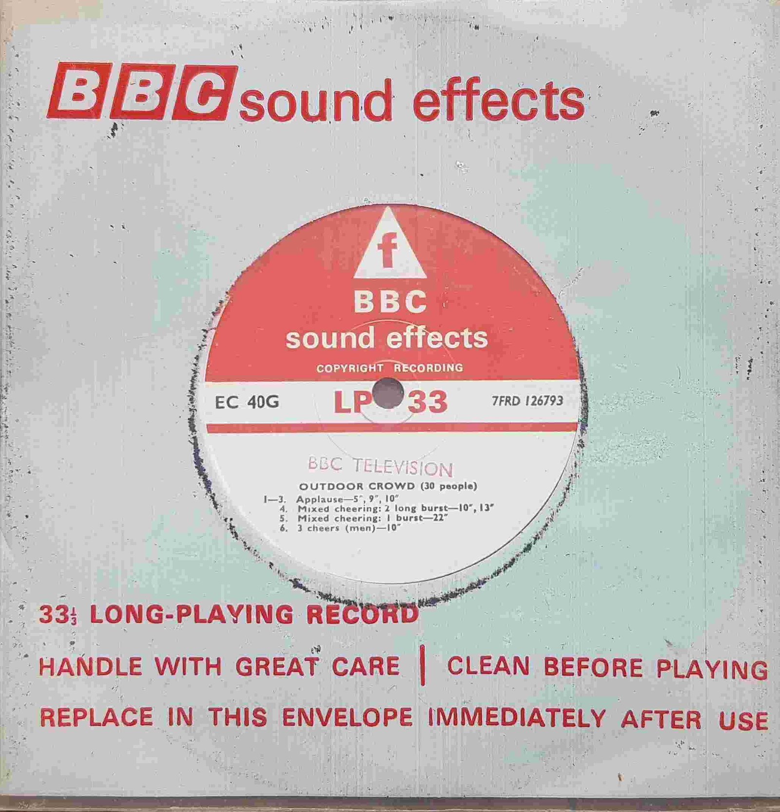 Picture of EC 40G Outdoor crowd (30 people) by artist Not registered from the BBC singles - Records and Tapes library