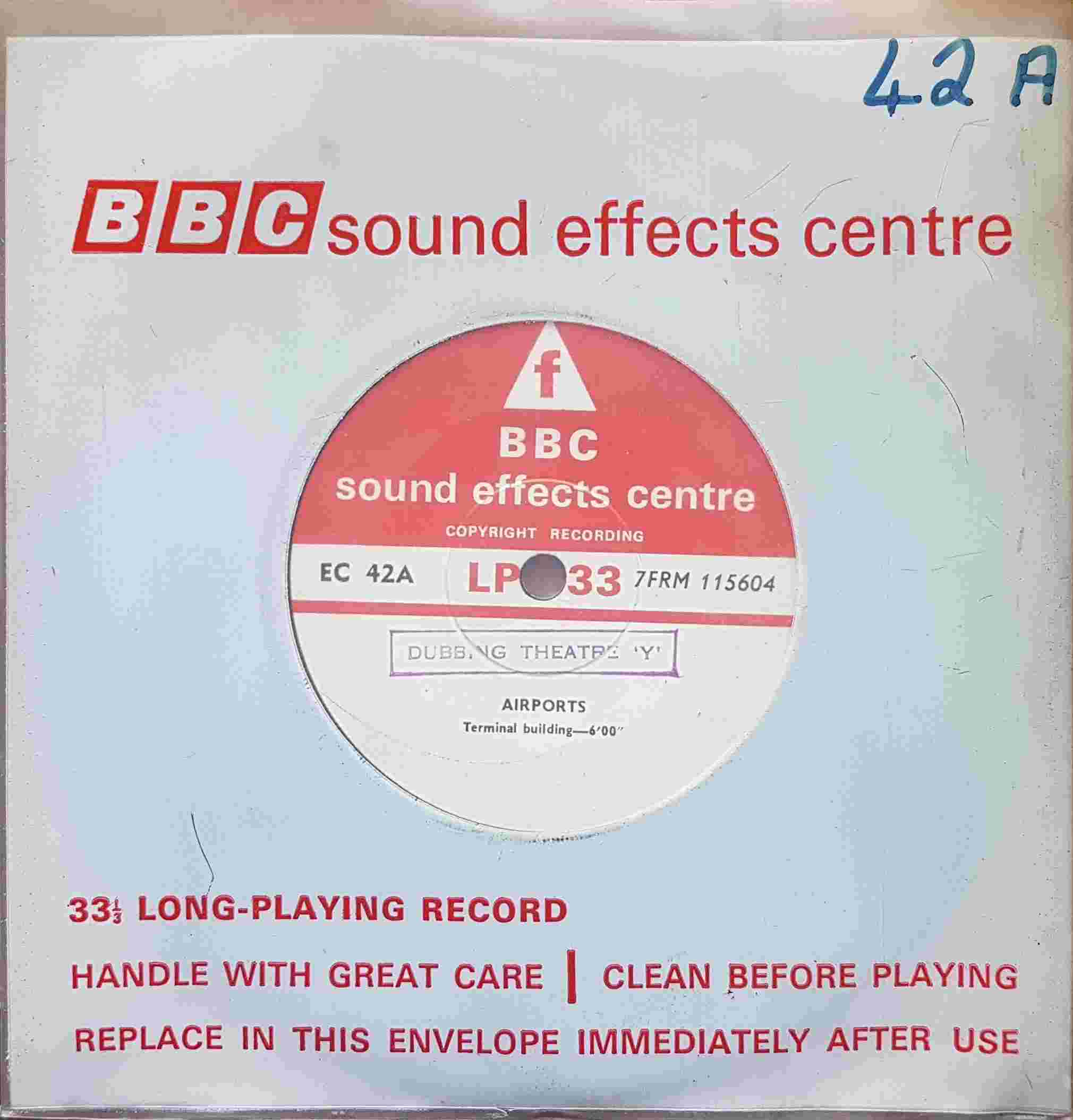 Picture of EC 42A Airports by artist Not registered from the BBC singles - Records and Tapes library