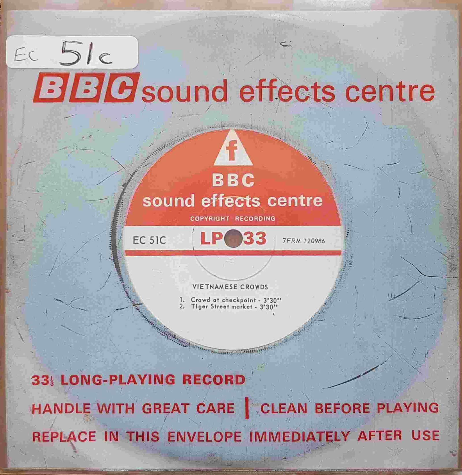 Picture of EC 51C Vietnamese crowds / Foreign crowds by artist Not registered from the BBC records and Tapes library