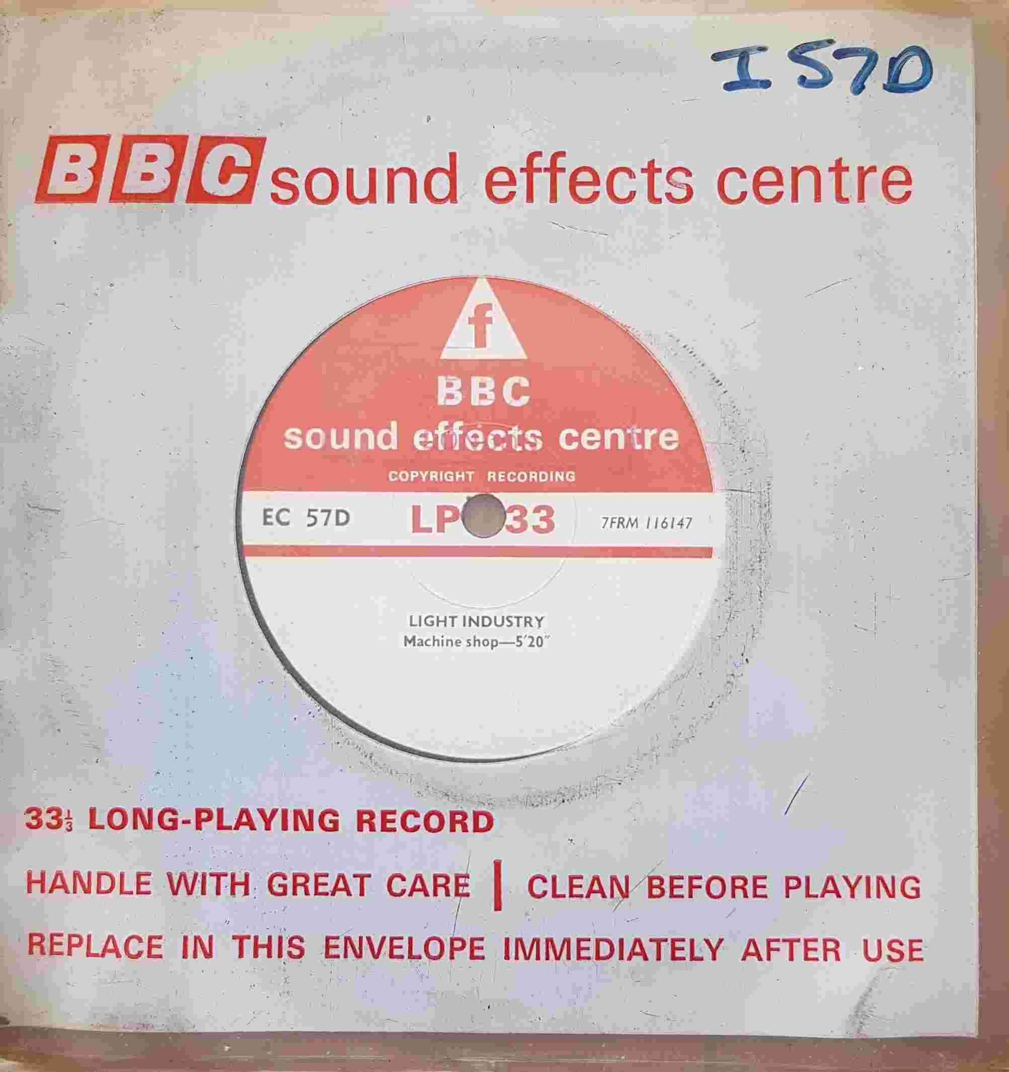 Picture of EC 57D Light industry by artist Not registered from the BBC singles - Records and Tapes library