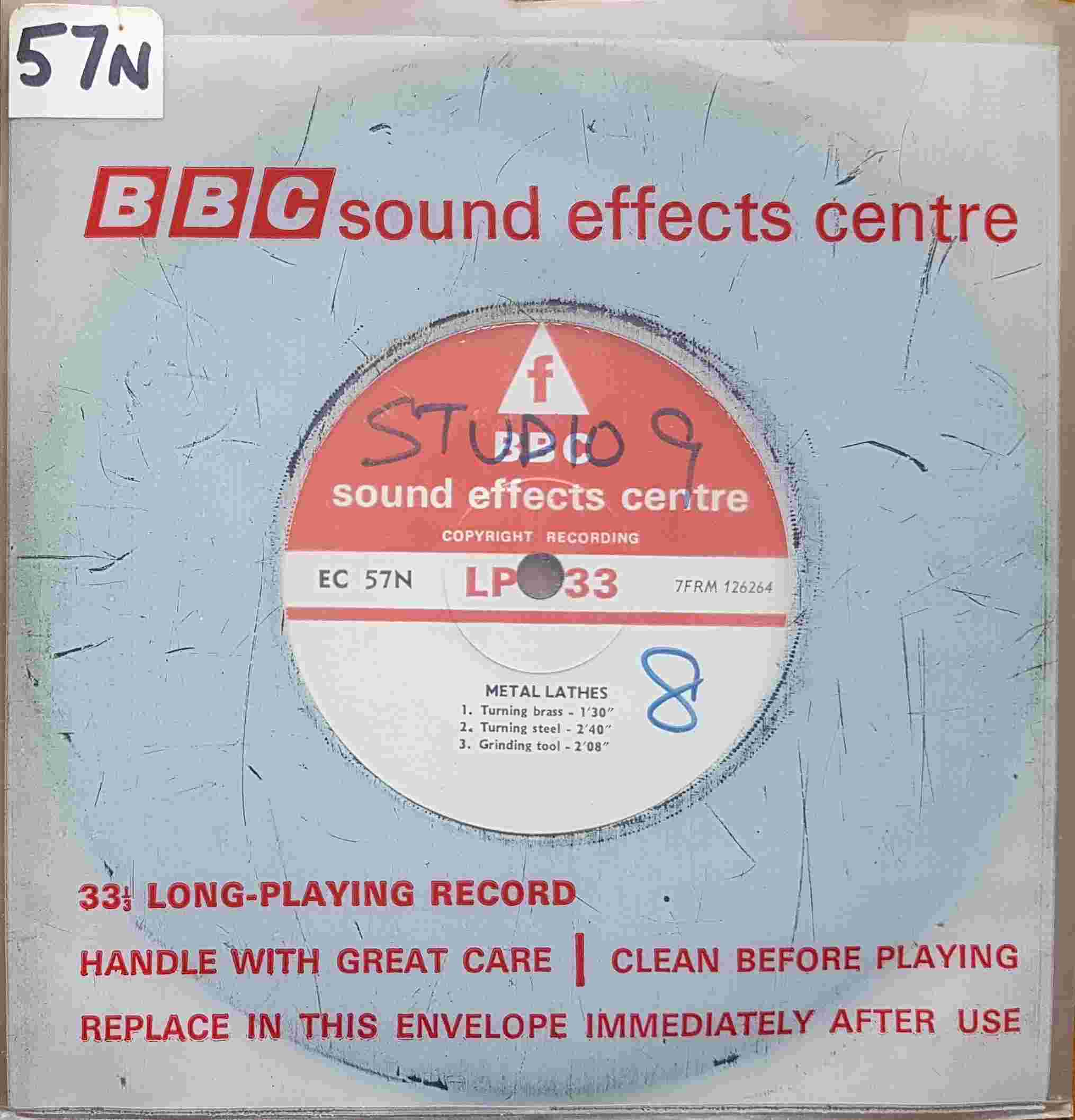 Picture of EC 57N Metal lathes by artist Not registered from the BBC singles - Records and Tapes library