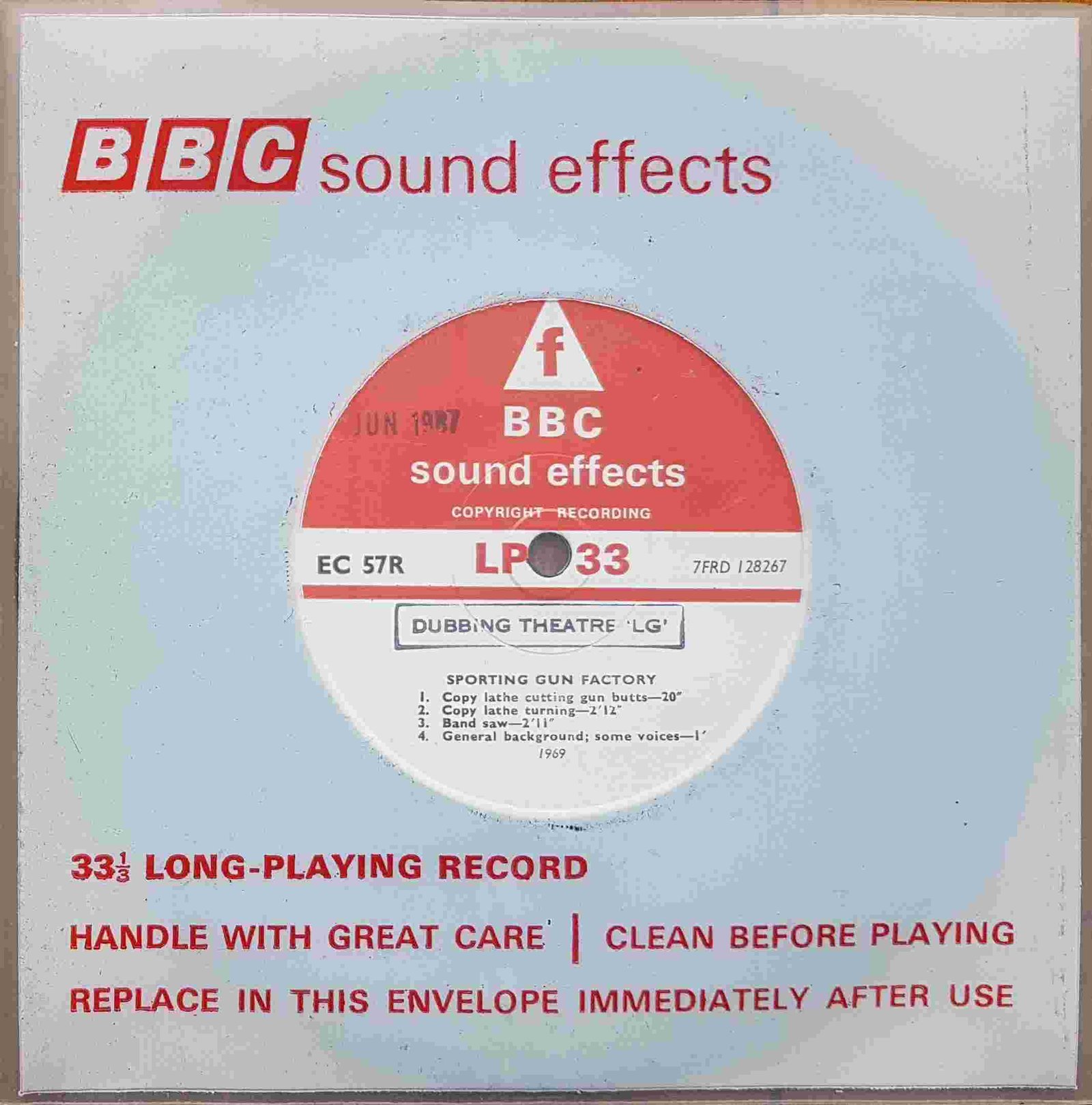 Picture of EC 57R Sporting gun factory by artist Not registered from the BBC singles - Records and Tapes library