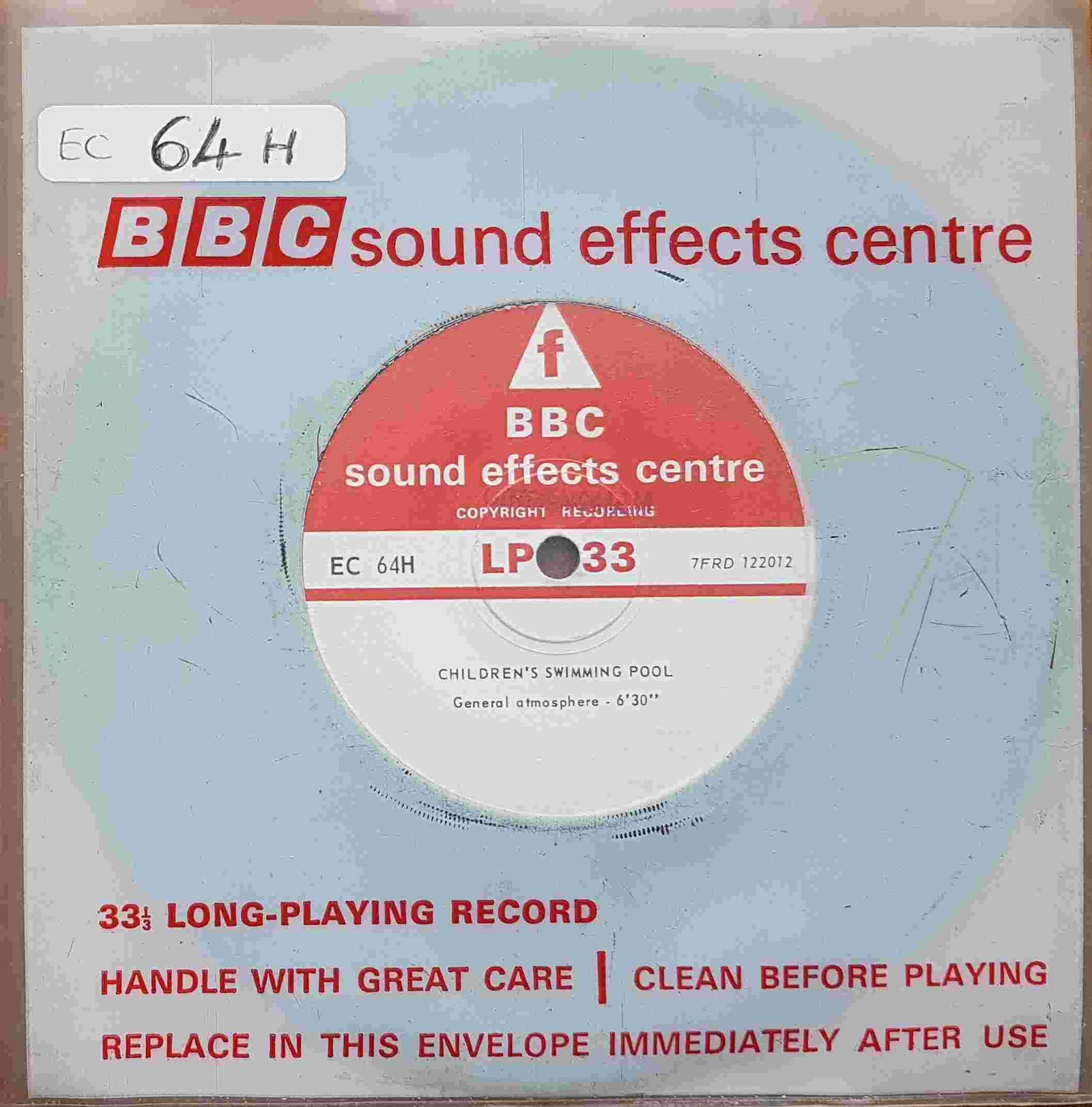 EC 64H Children's swimming pool Not registered from the BBC singles - Records and Tapes library Picture of EC 64H Children's swimming pool by artist Not registered from the BBC singles - Records and Tapes library