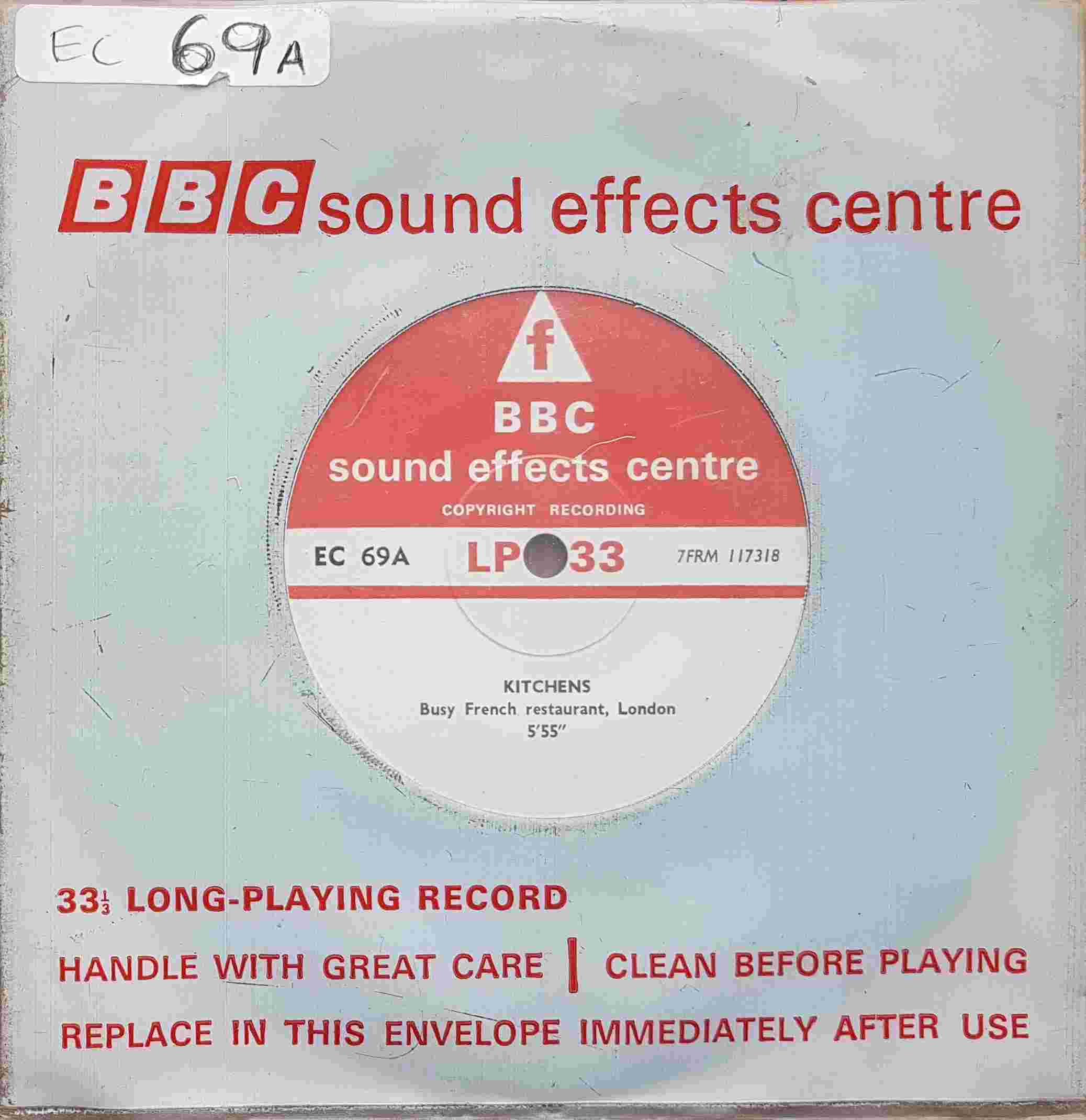 Picture of EC 69A Kitchens by artist Not registered from the BBC singles - Records and Tapes library