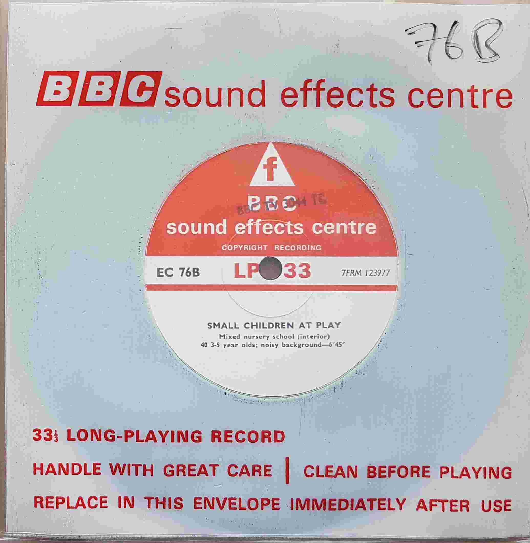 Picture of EC 76B Small children at play by artist Not registered from the BBC singles - Records and Tapes library