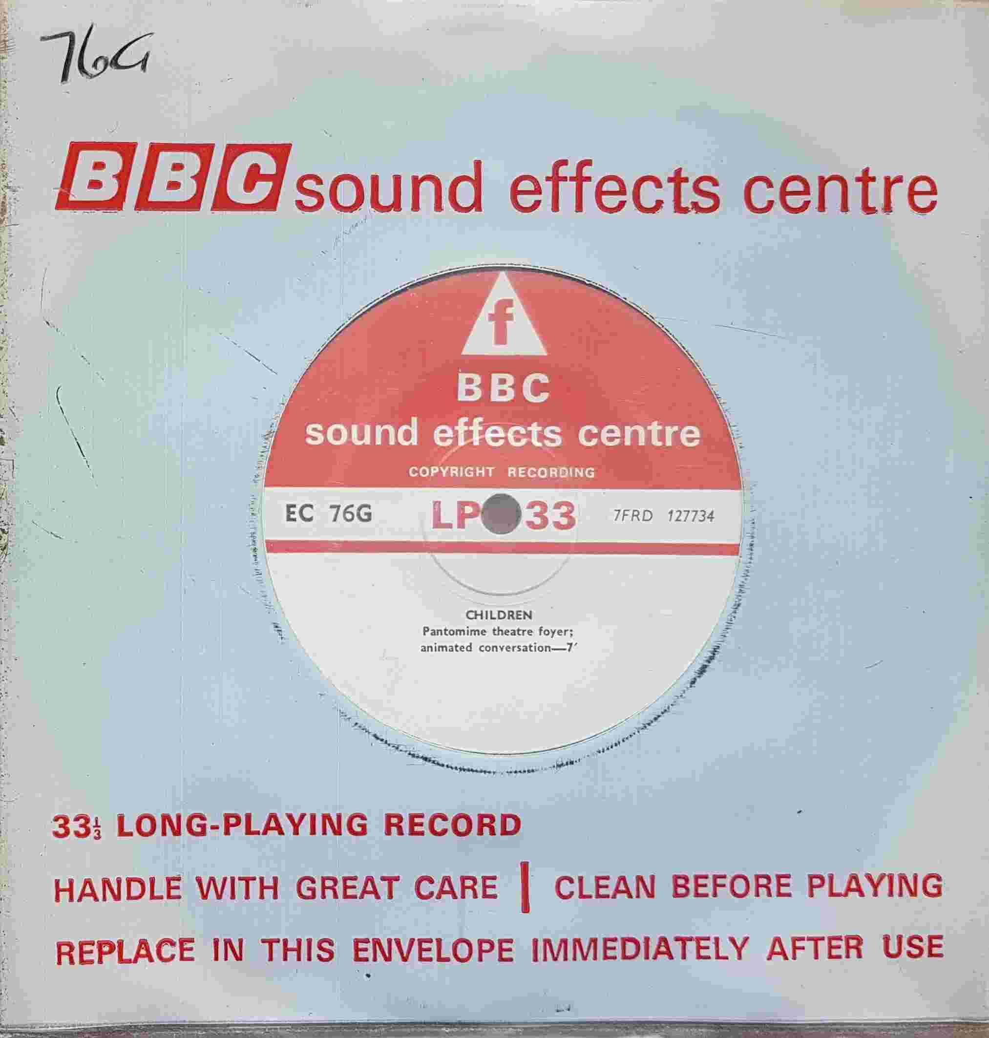 Picture of EC 76G Children by artist Not registered from the BBC singles - Records and Tapes library