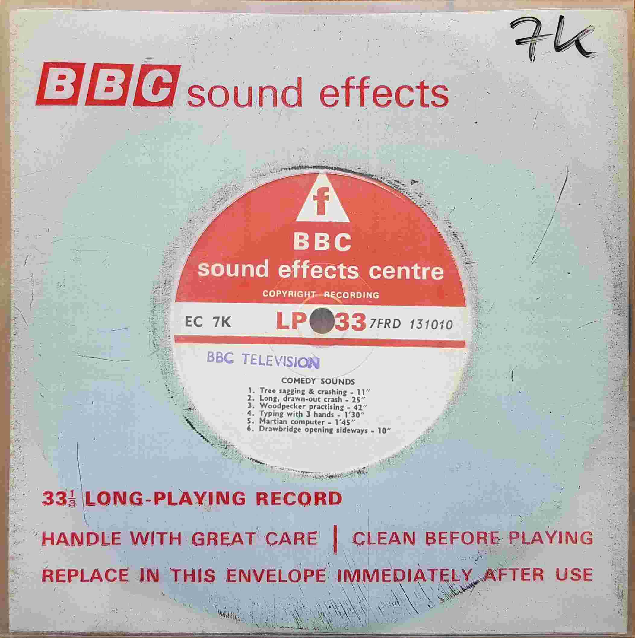 Picture of EC 7K Comedy sounds by artist Not registered from the BBC singles - Records and Tapes library
