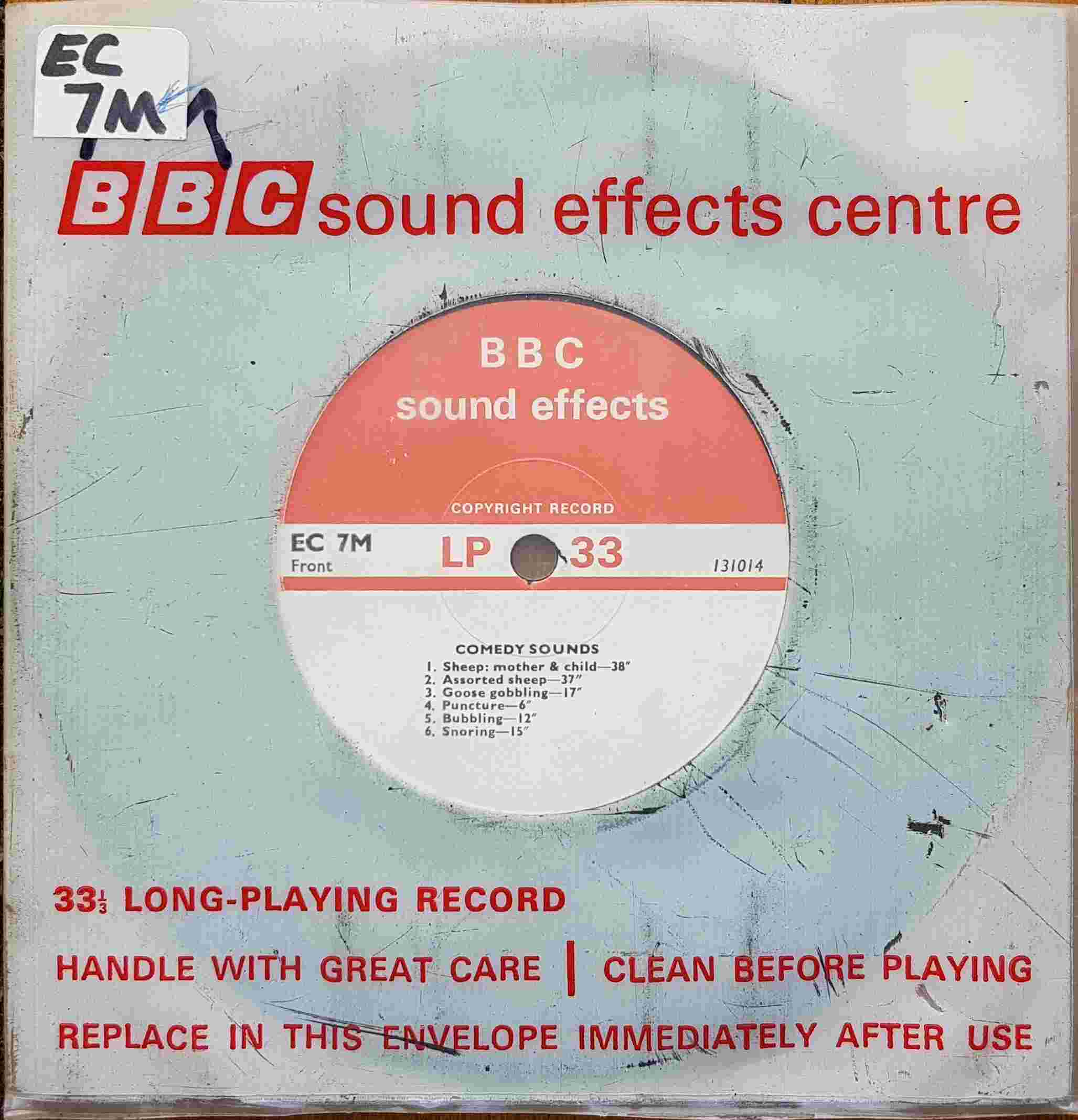 Picture of EC 7M Comedy sounds by artist Not registered from the BBC singles - Records and Tapes library