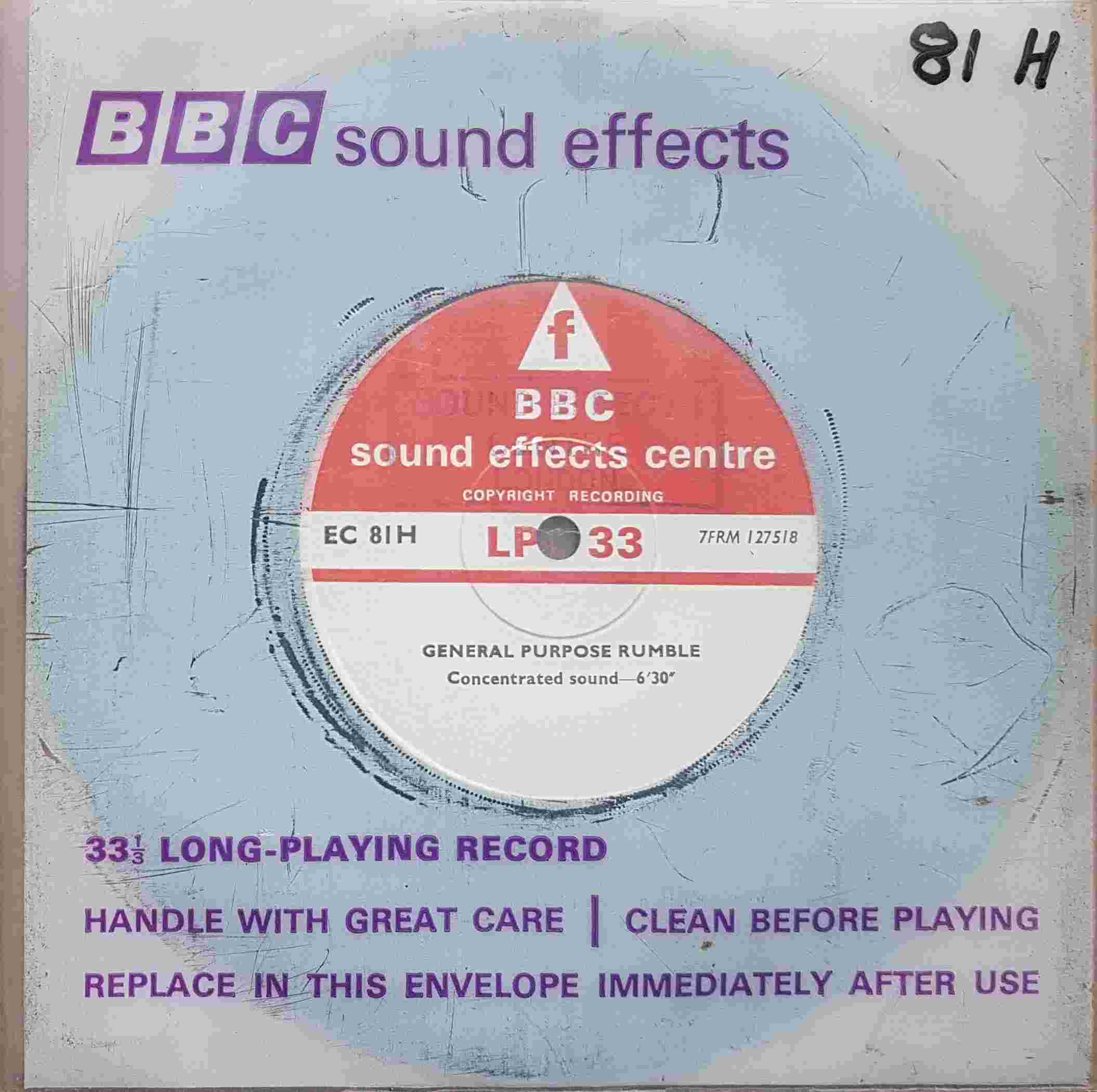 Picture of EC 81H General purpose rumble by artist Not registered from the BBC singles - Records and Tapes library