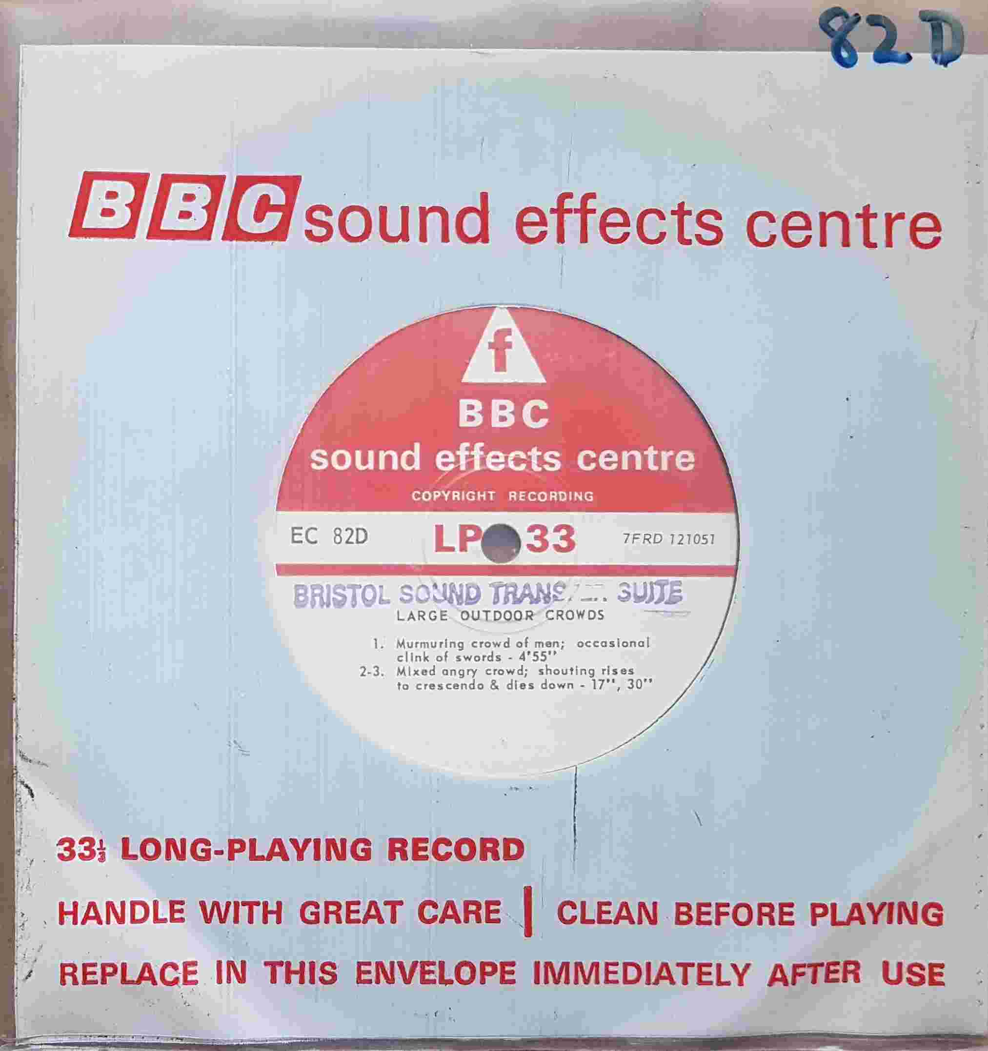 Picture of EC 82D Large outdoor crowds by artist Not registered from the BBC singles - Records and Tapes library