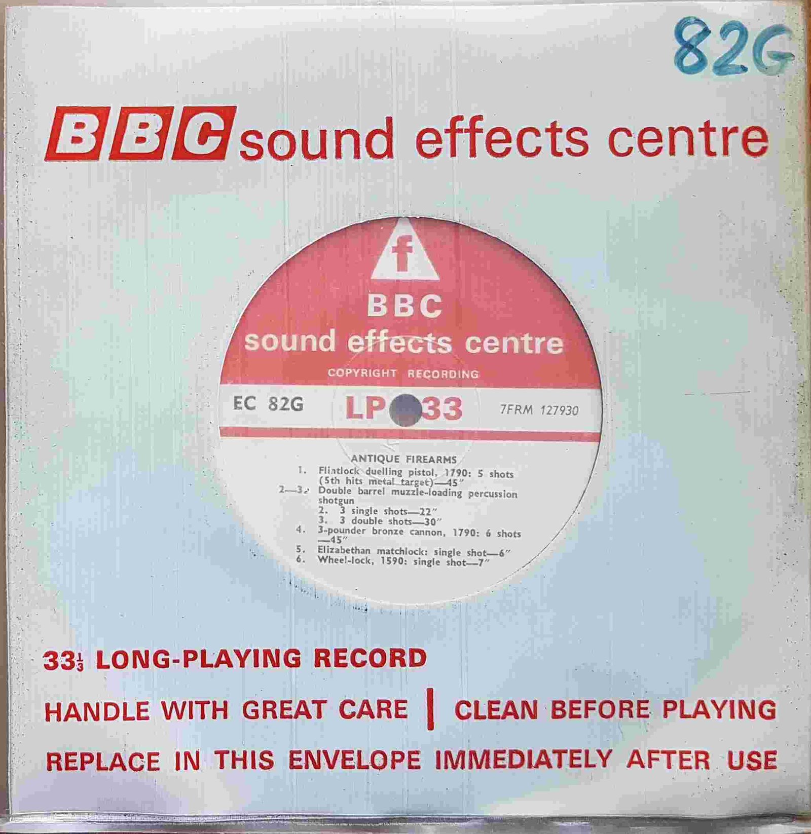 EC 82G Antique firearms Not registered from the BBC singles - Records and Tapes library Picture of EC 82G Antique firearms by artist Not registered from the BBC singles - Records and Tapes library