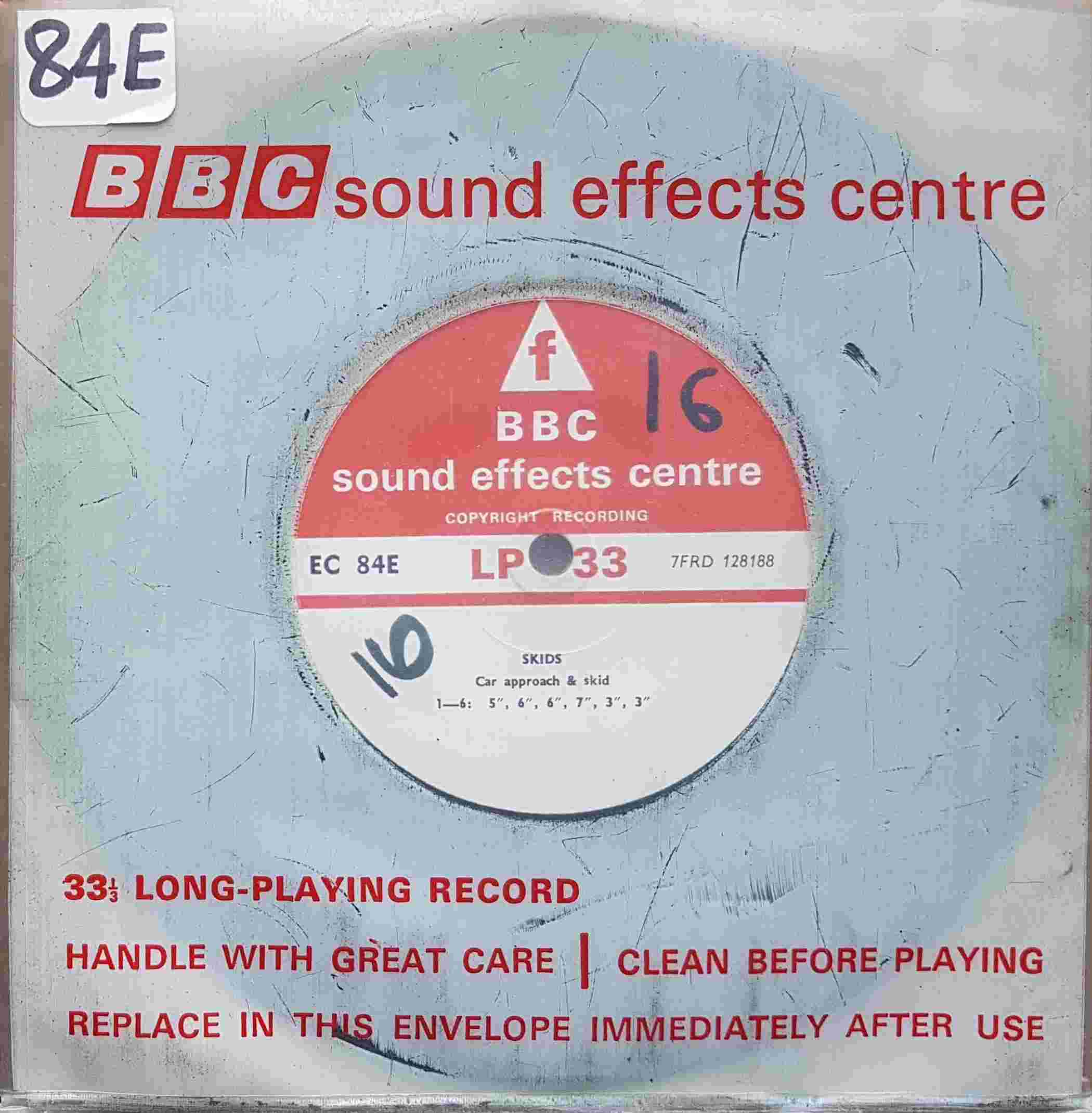 Picture of EC 84E Skids by artist Not registered from the BBC singles - Records and Tapes library