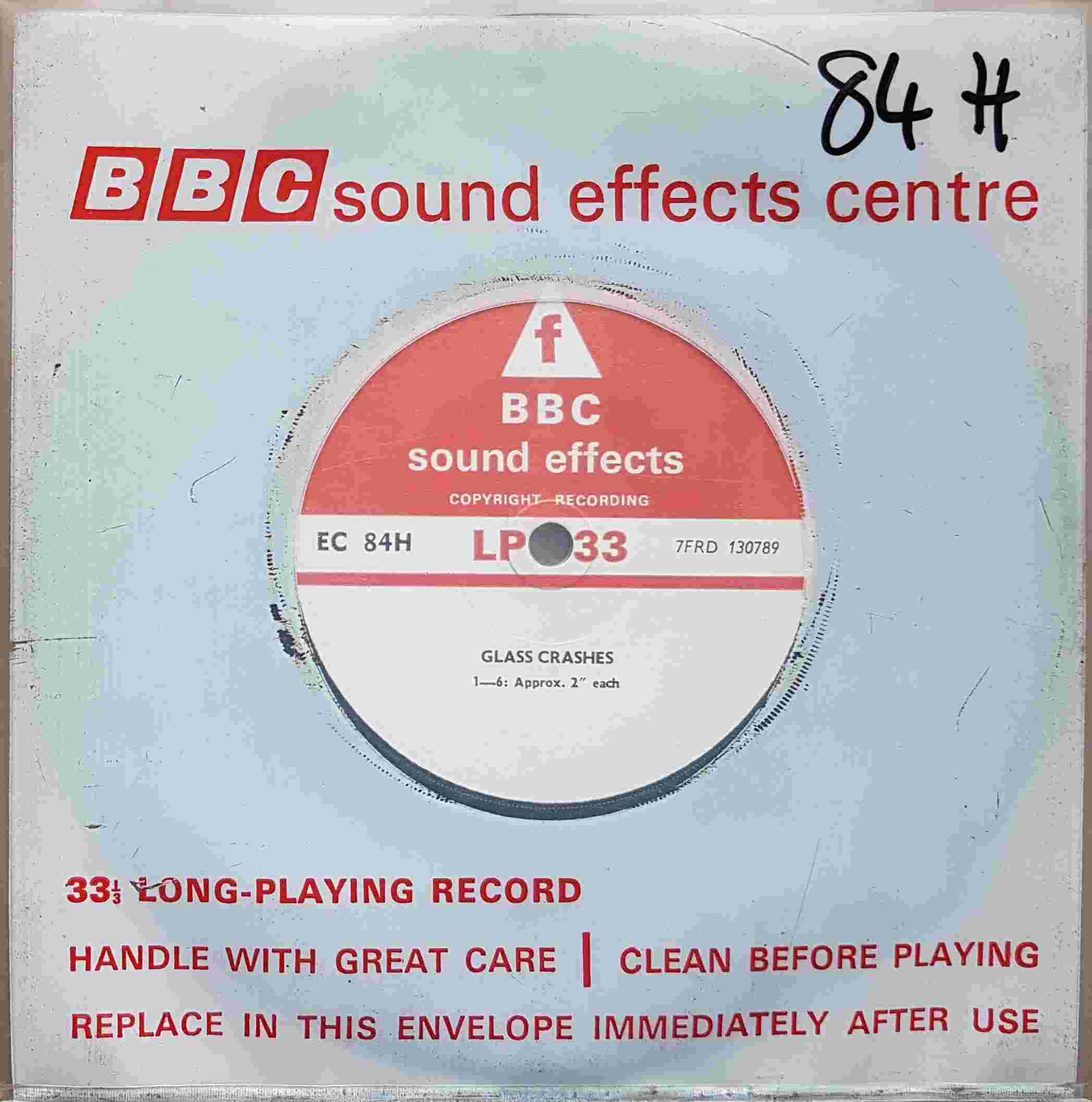 Picture of EC 84H Glass crashes by artist Not registered from the BBC singles - Records and Tapes library