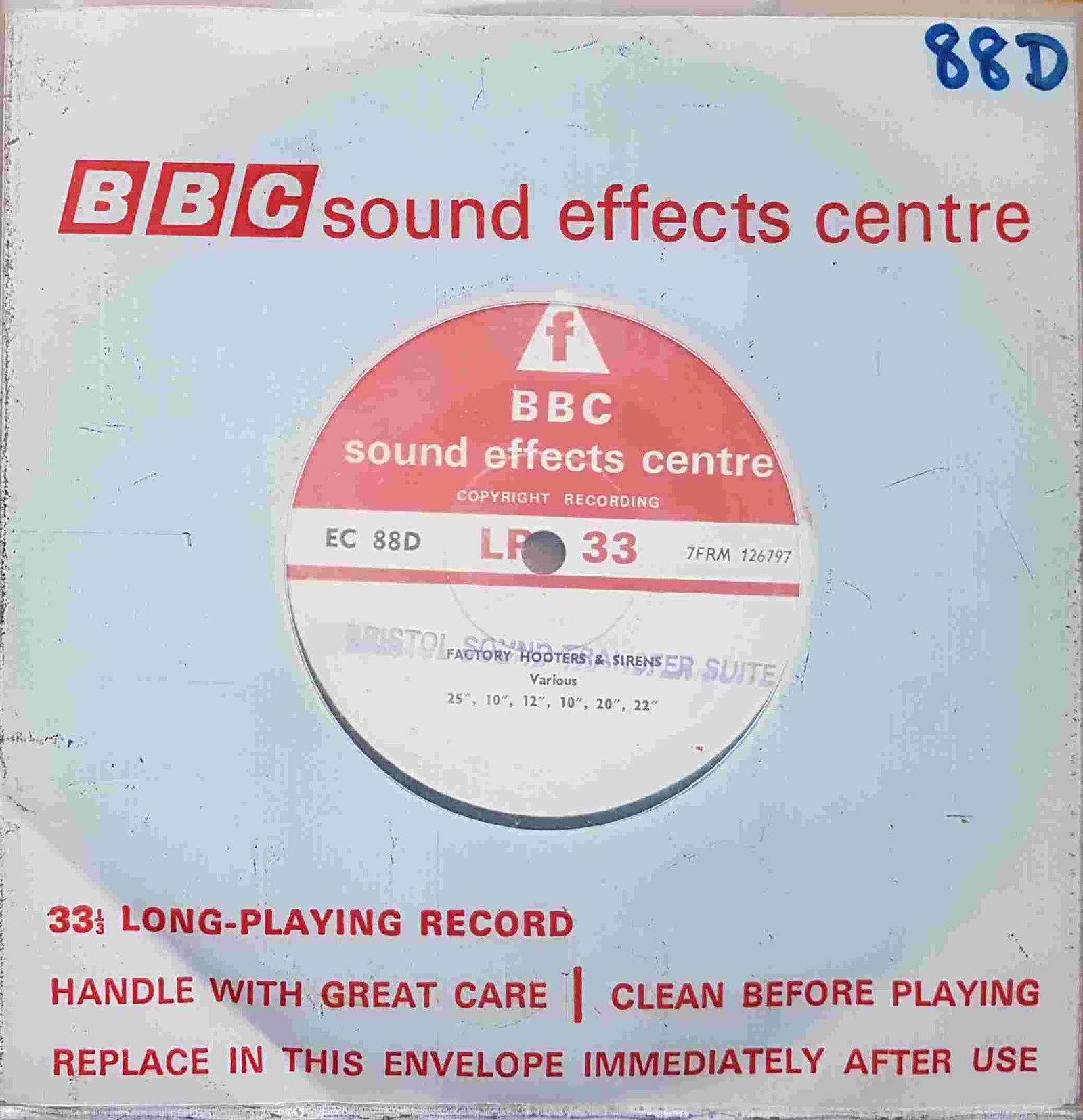 Picture of Factory hooters & sirens by artist Not registered from the BBC singles - Records and Tapes library