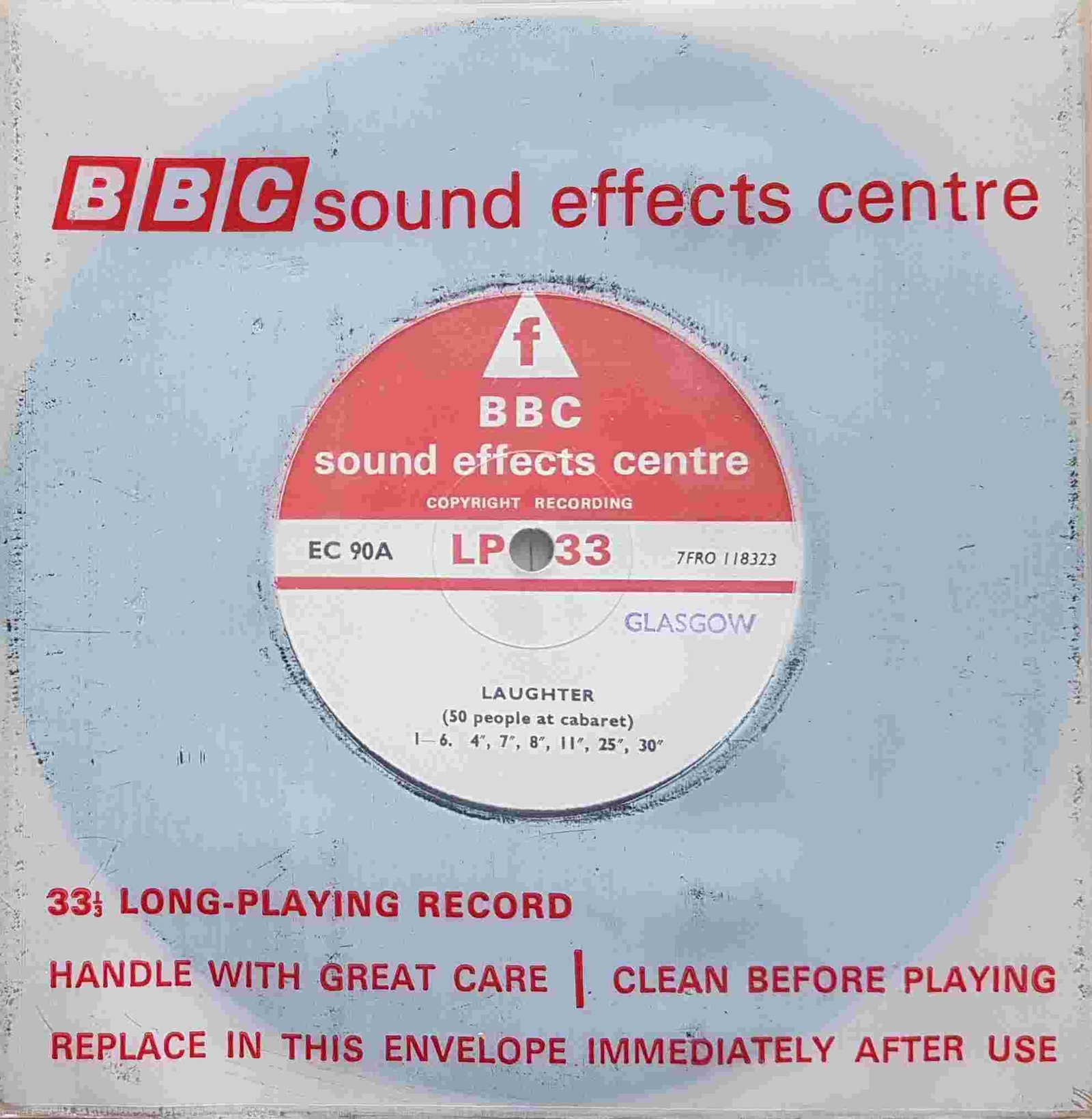 EC 90A Laughter Not registered from the BBC singles - Records and Tapes library Picture of EC 90A Laughter by artist Not registered from the BBC singles - Records and Tapes library