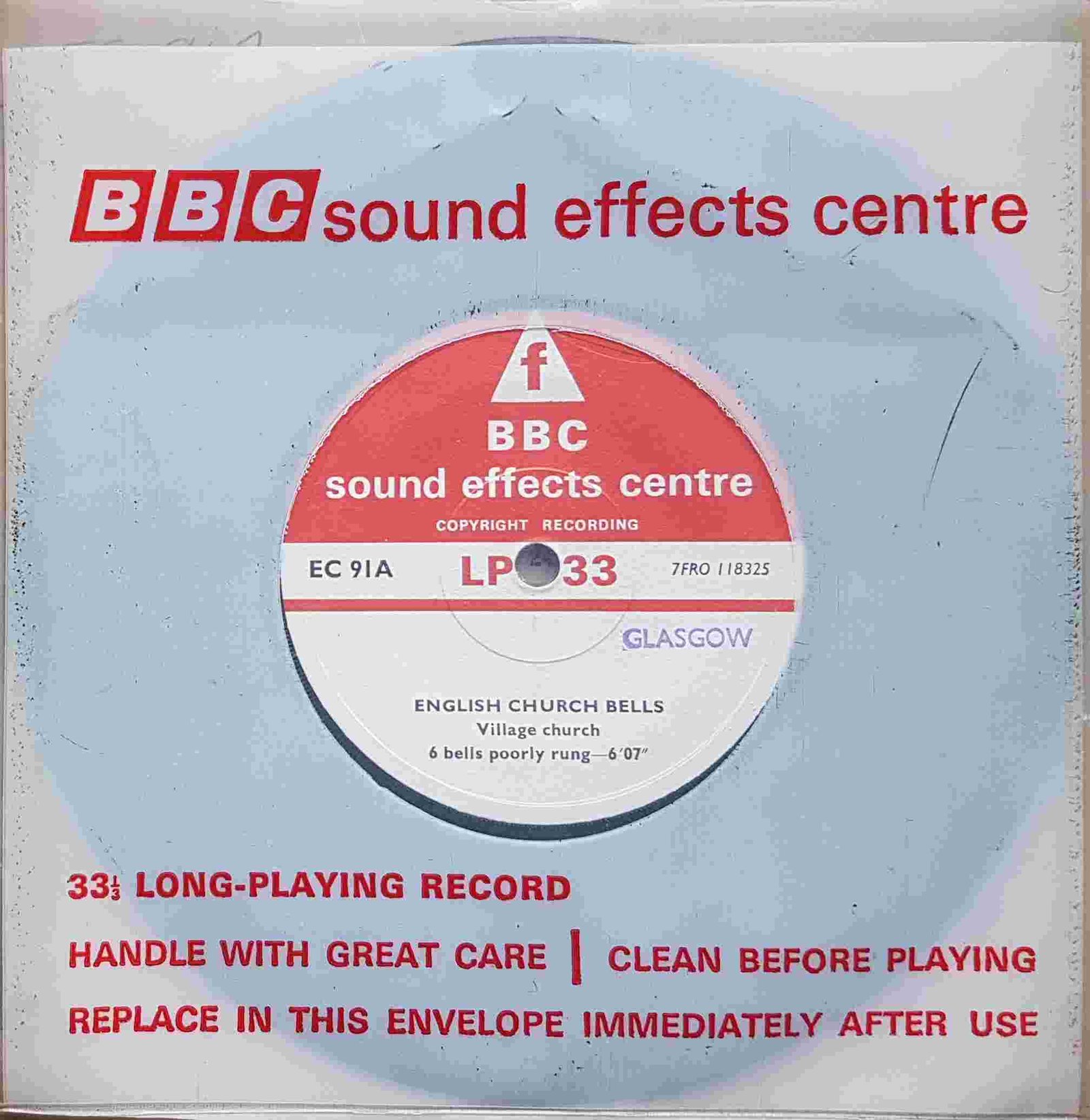 EC 91A English church bells - Village church Not registered from the BBC singles - Records and Tapes library Picture of EC 91A English church bells - Village church by artist Not registered from the BBC singles - Records and Tapes library