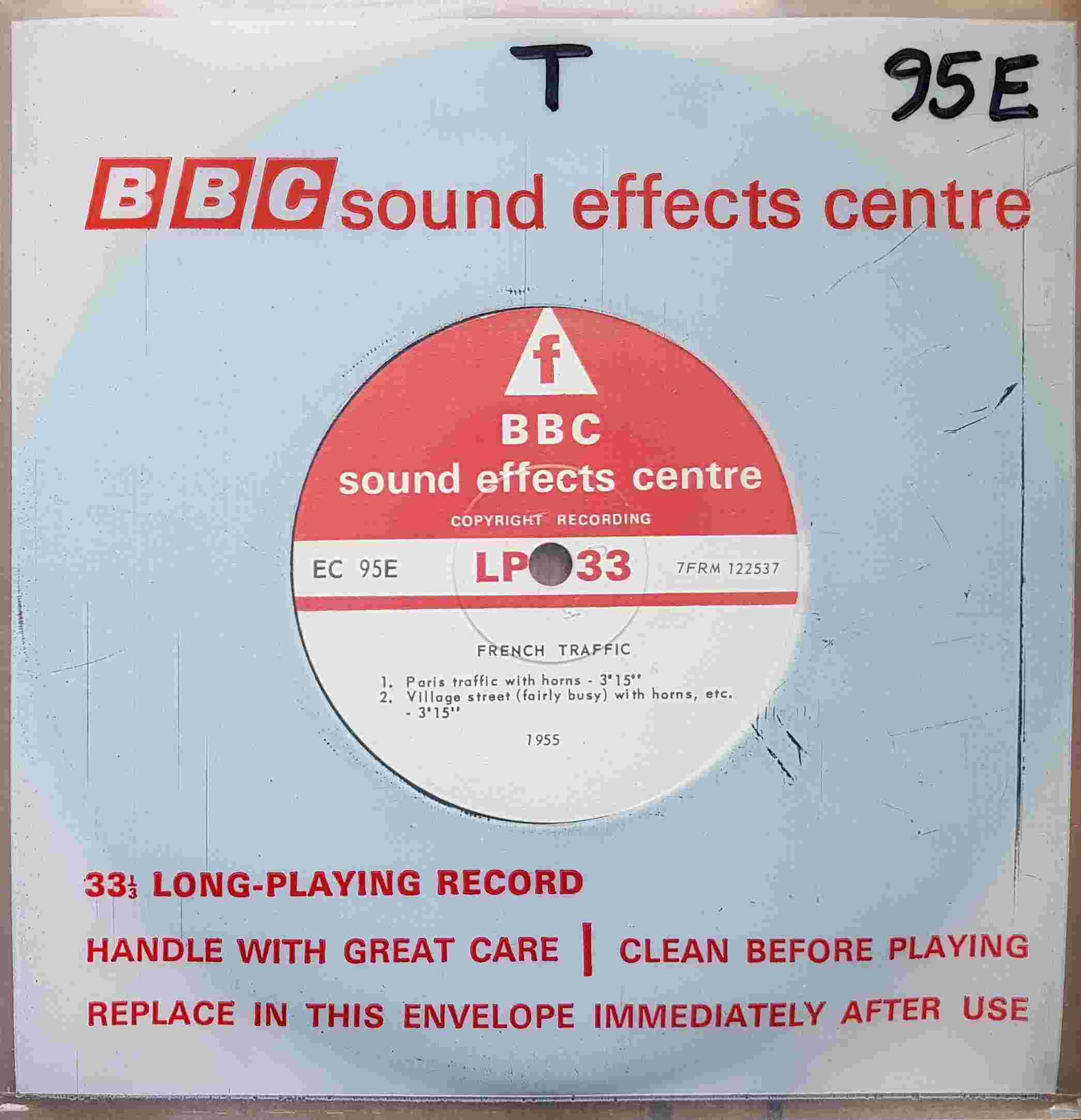 Picture of EC 95E French traffic by artist Not registered from the BBC singles - Records and Tapes library