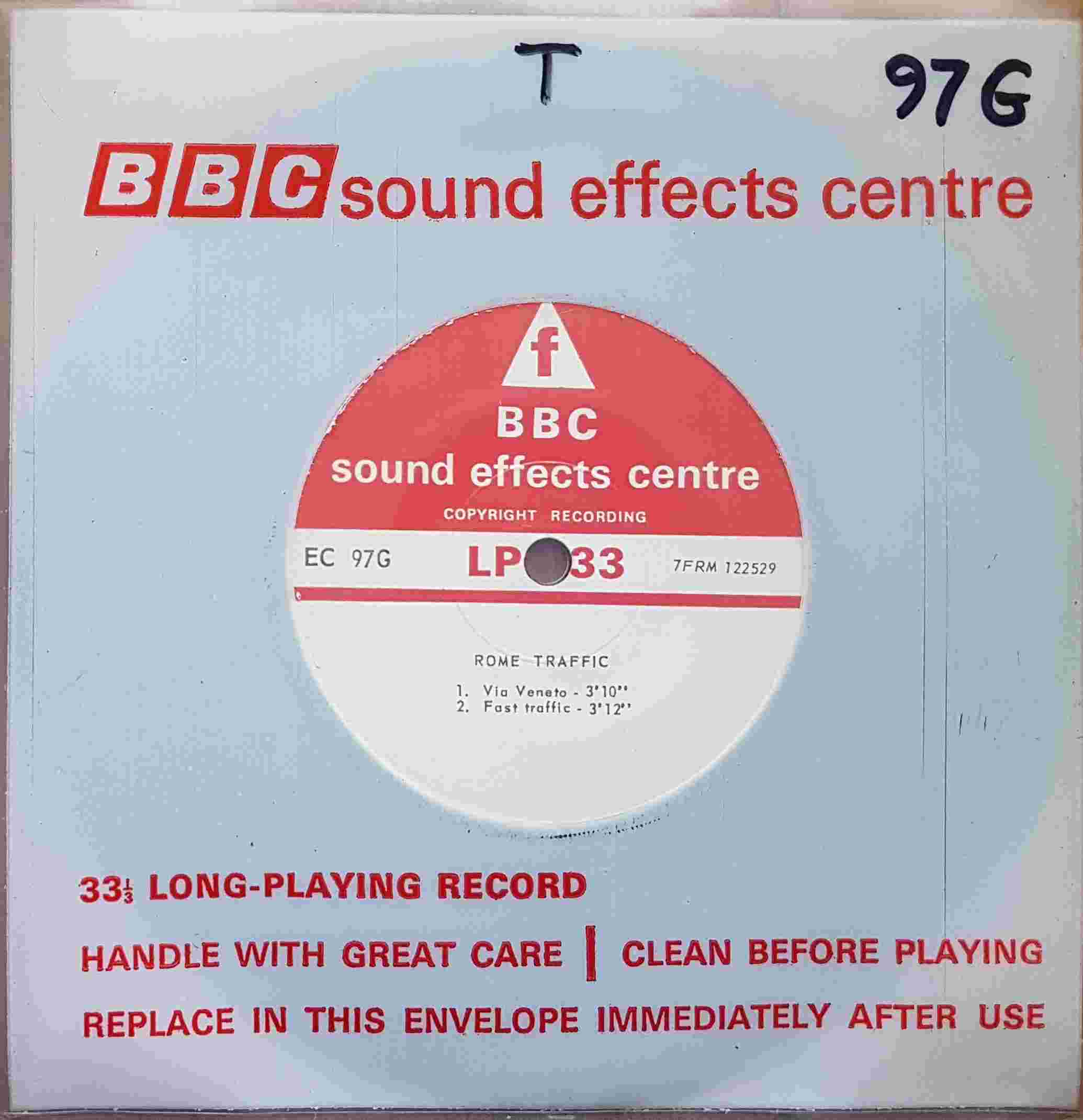 Picture of EC 97G Rome traffic by artist Not registered from the BBC singles - Records and Tapes library