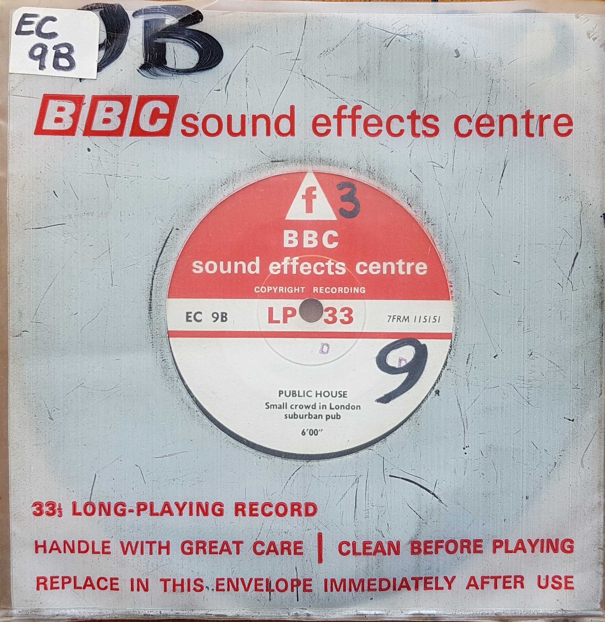 Picture of EC 9B Public House by artist Not registered from the BBC singles - Records and Tapes library