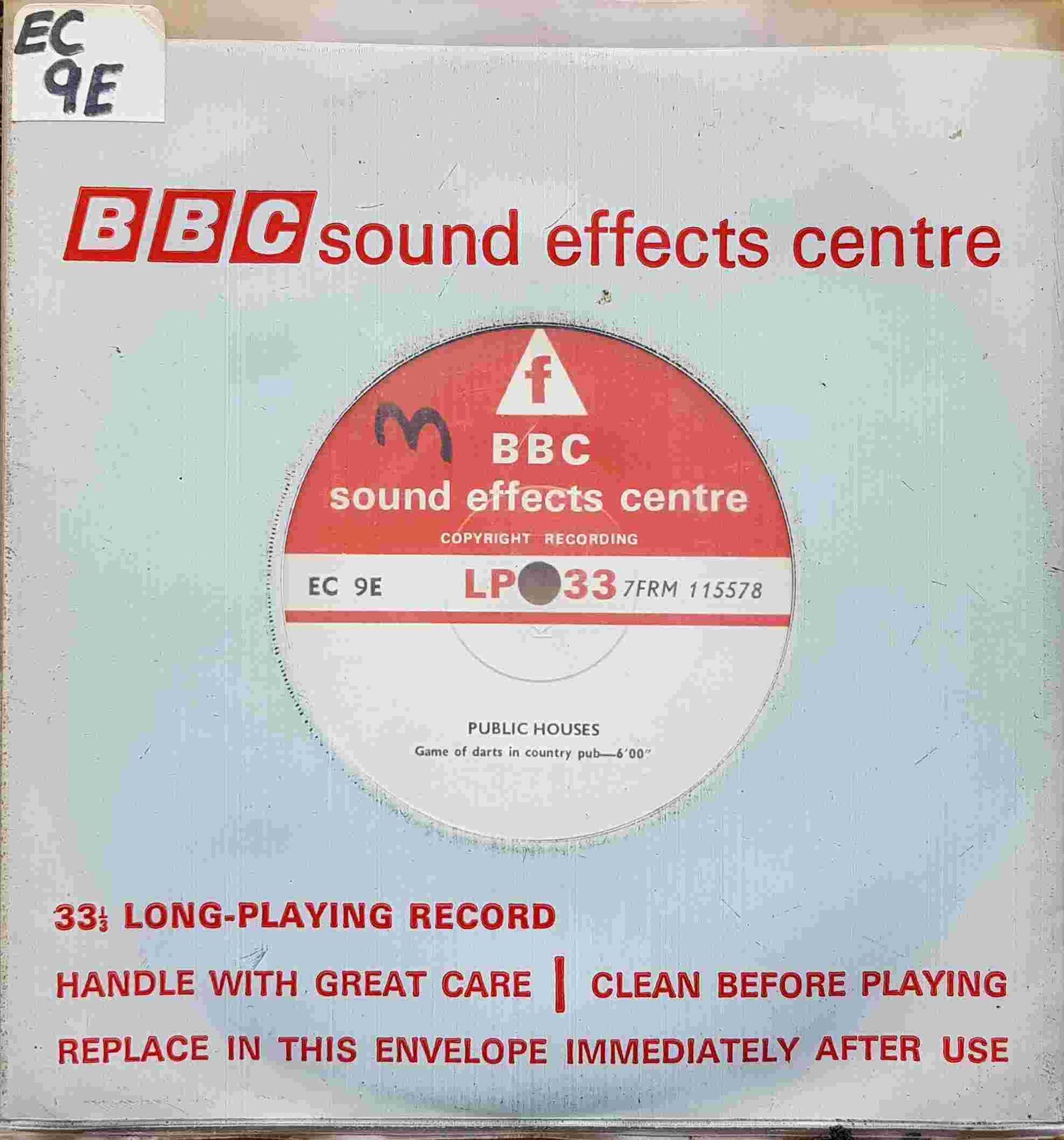 EC 9E Public houses Not registered from the BBC singles - Records and Tapes library Picture of EC 9E Public houses by artist Not registered from the BBC singles - Records and Tapes library