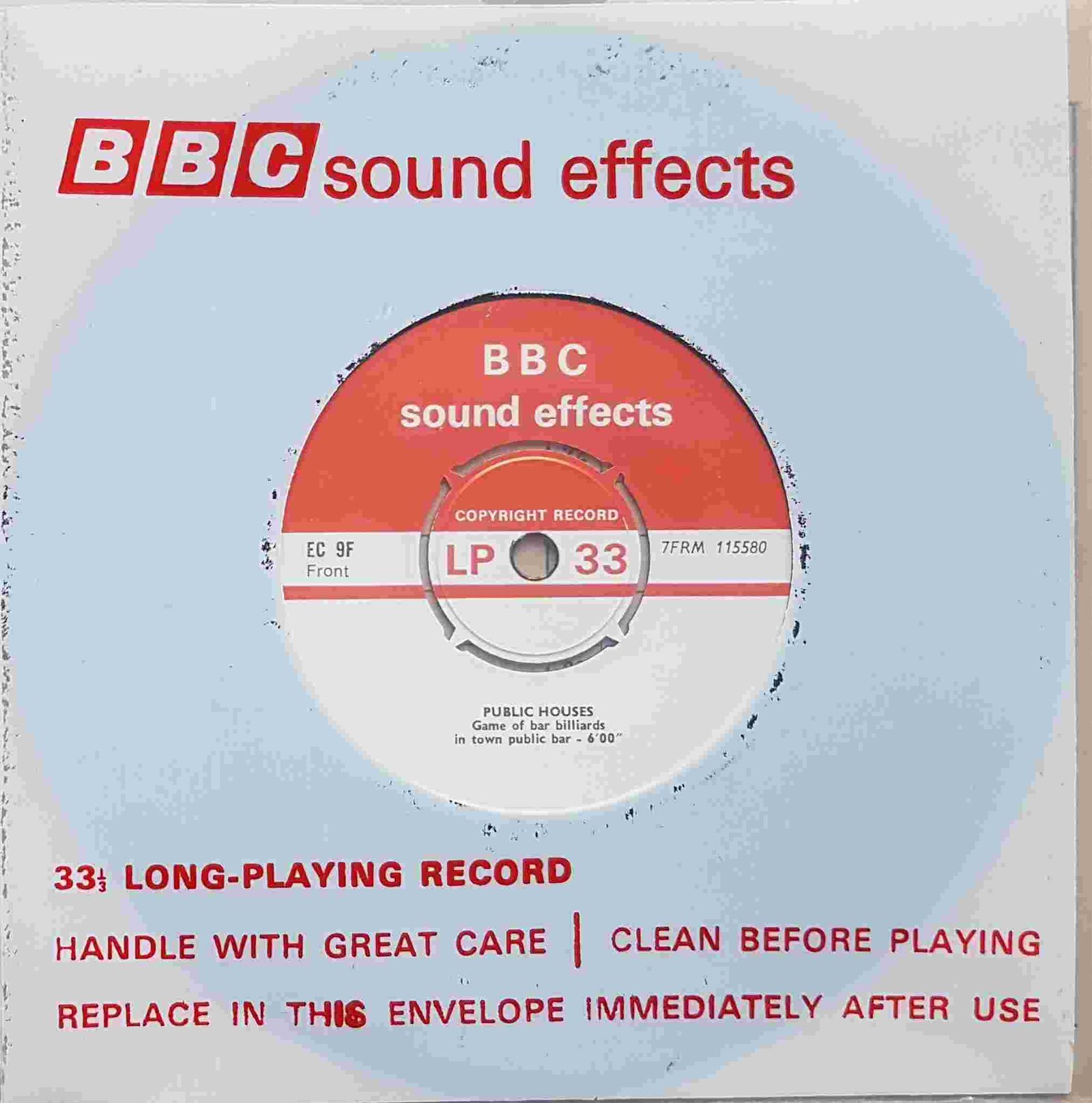 EC 9F Public houses Not registered from the BBC singles - Records and Tapes library Picture of EC 9F Public houses by artist Not registered from the BBC singles - Records and Tapes library