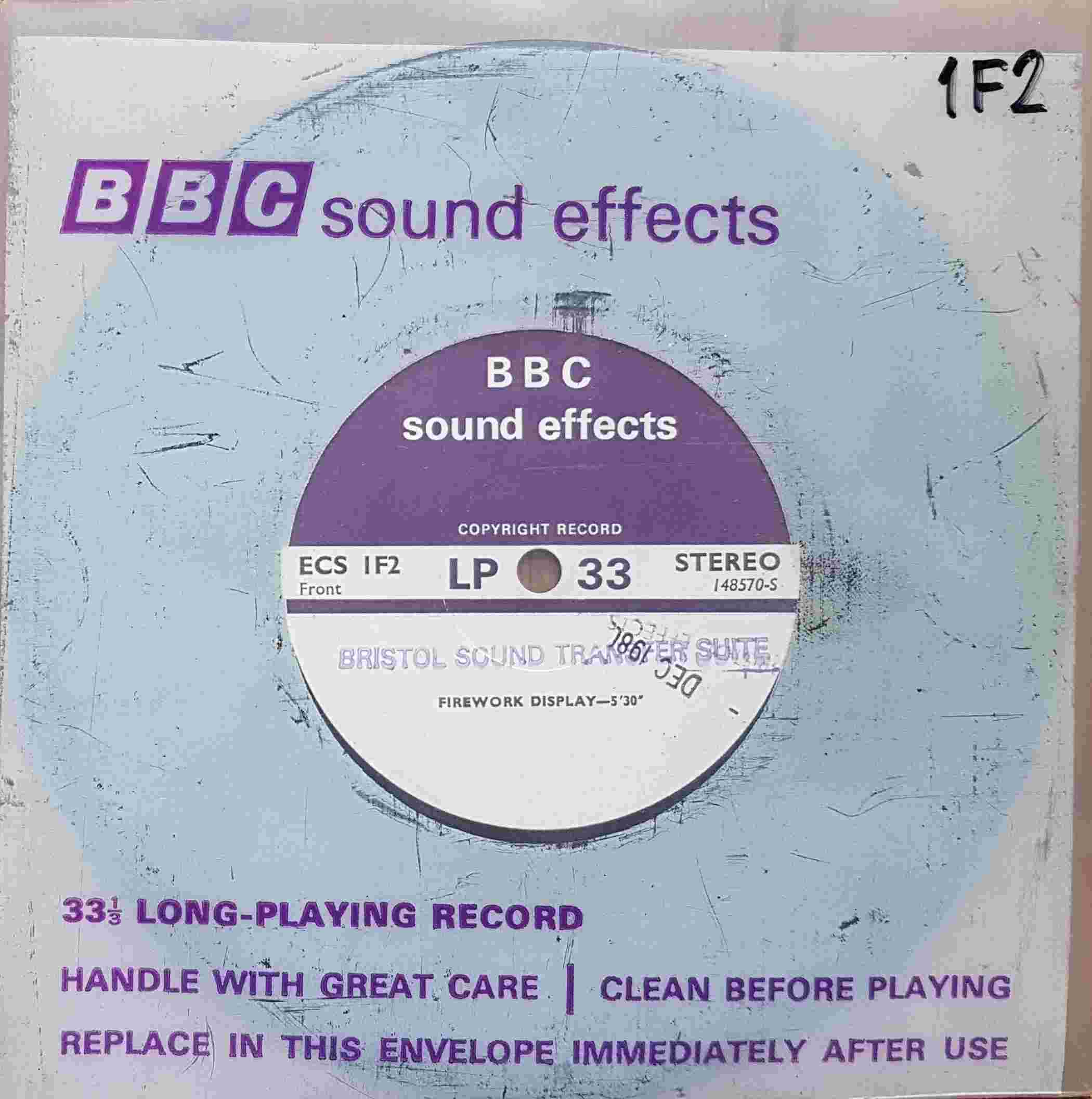 Picture of ECS 1F2 Firework display / Bonfire by artist Not registered from the BBC singles - Records and Tapes library