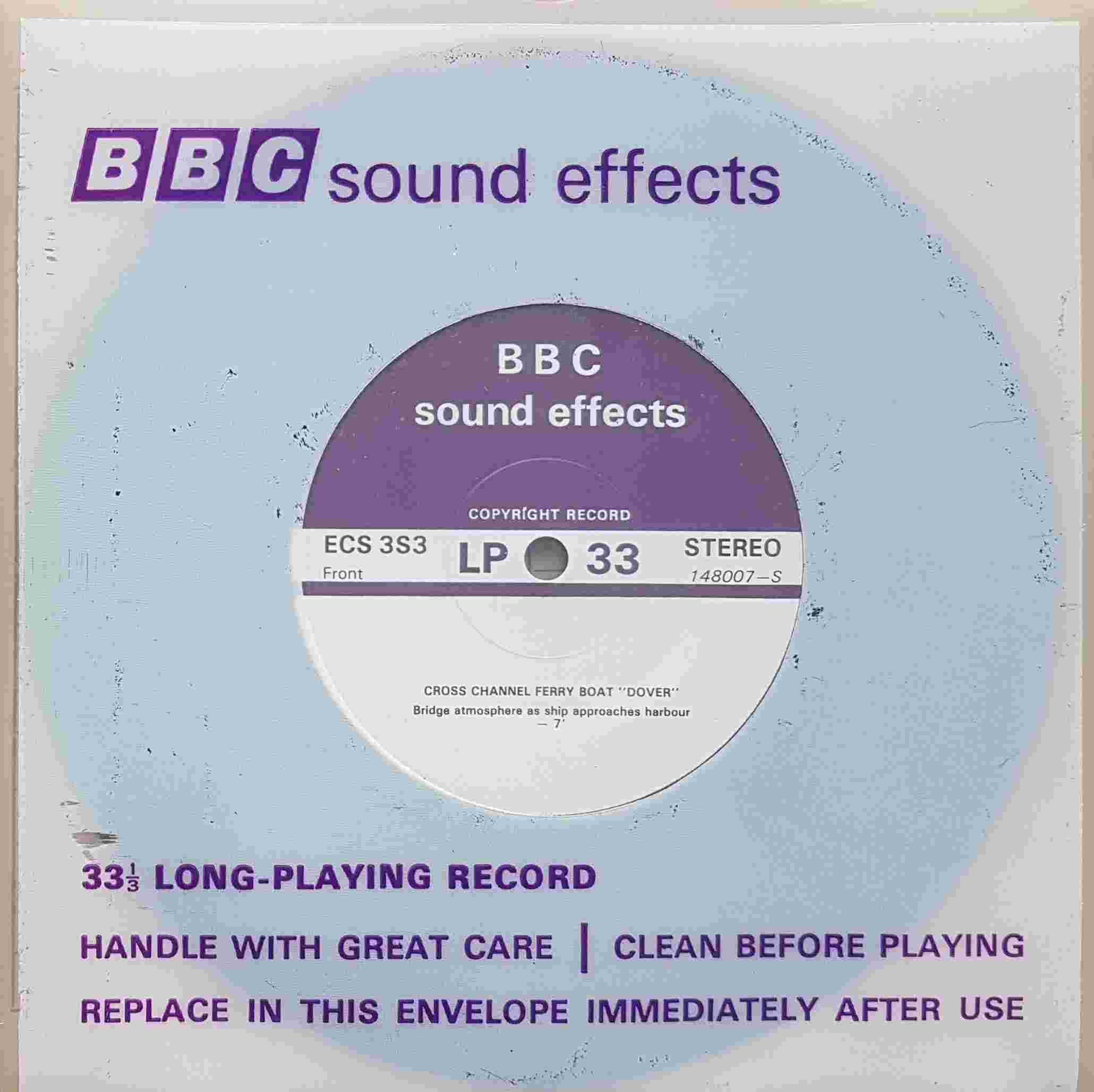 Picture of ECS 3S3 Cross-channel ferry boat 'Dover' by artist Not registered from the BBC singles - Records and Tapes library