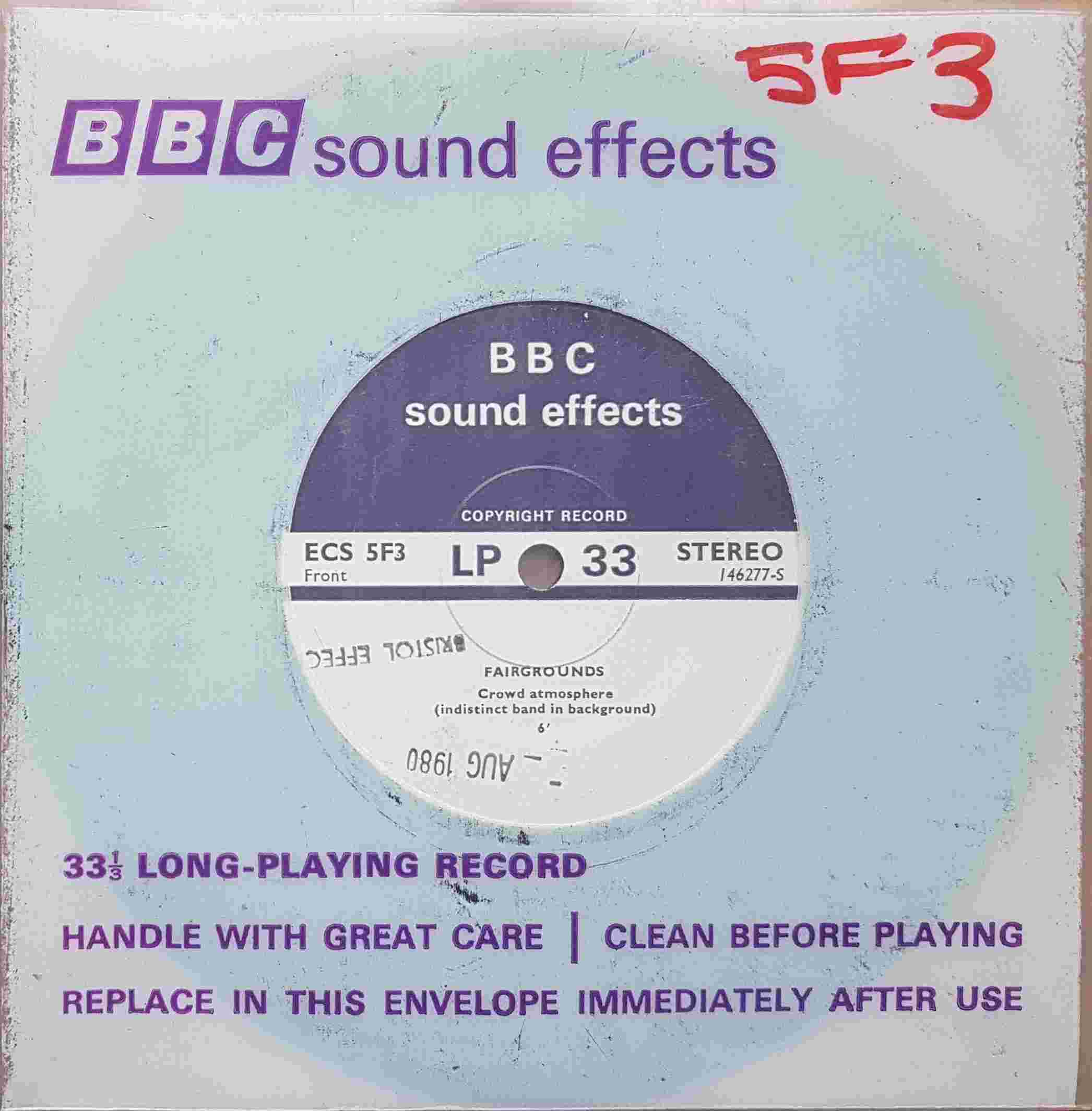 Picture of ECS 5F3 Fairgrounds by artist Not registered from the BBC singles - Records and Tapes library