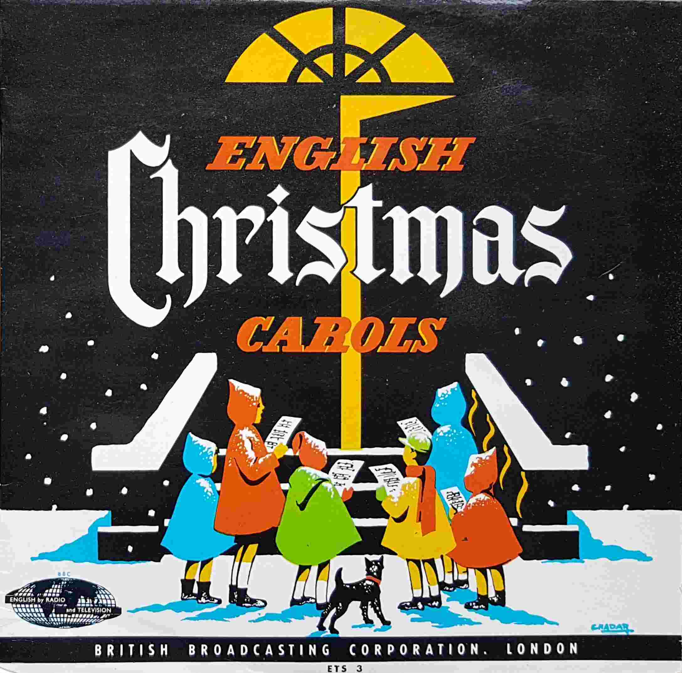 Picture of ETS 3 Christmas carols by artist Choir of King's College, Cambridge from the BBC 10inches - Records and Tapes library