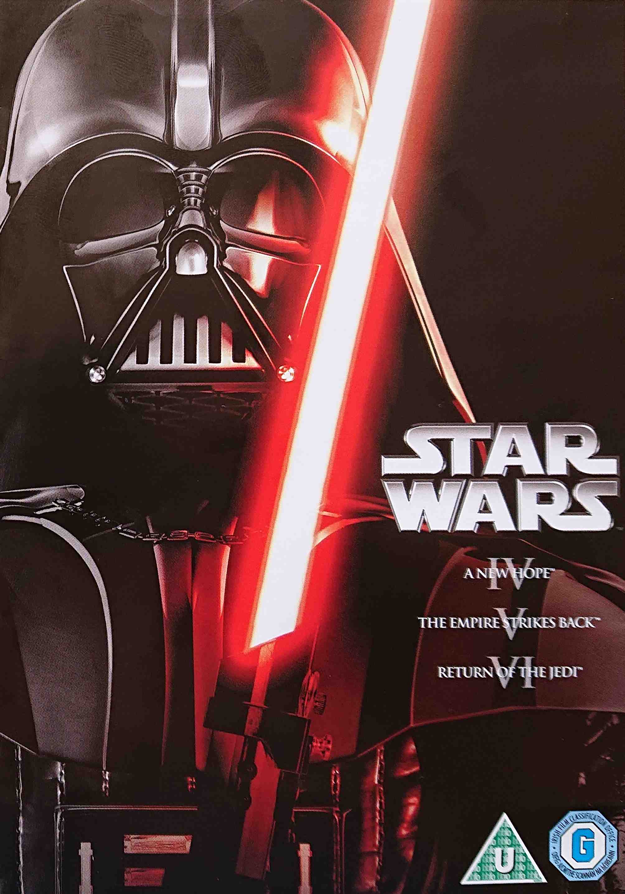 Picture of Star Wars - Episodes IV V and VI by artist George Lucas from ITV, Channel 4 and Channel 5 dvds library
