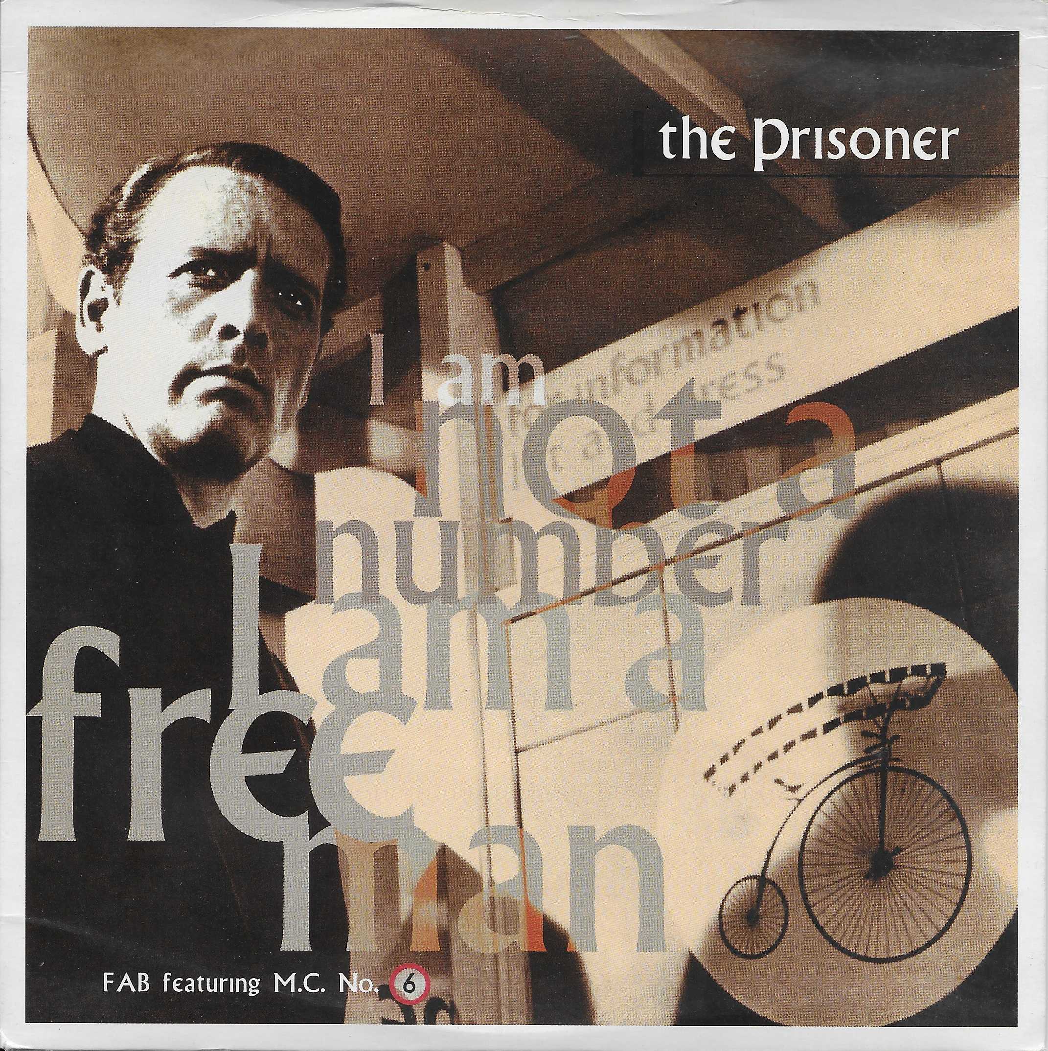 Picture of The prisoner (Free man mix) by artist Ron Grainer / F. A. B. from ITV, Channel 4 and Channel 5 singles library