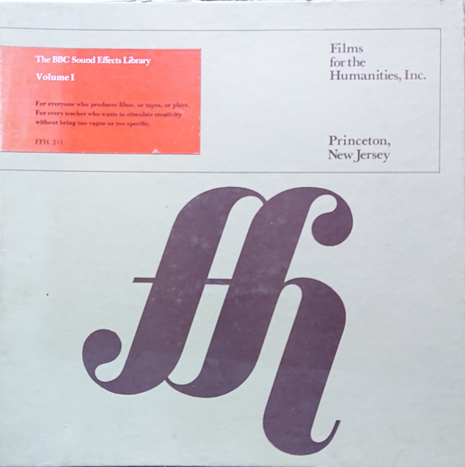 Picture of The BBC Sound Effects Library - Volume I by artist Various from the BBC albums - Records and Tapes library