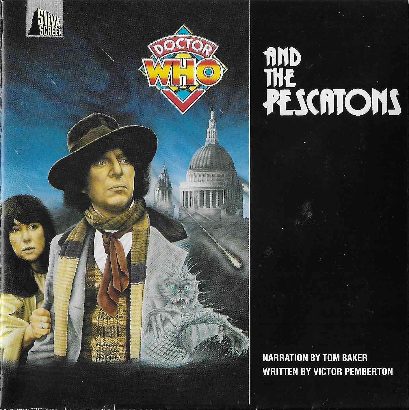 Picture of Doctor Who and the Pescatons by artist Victor Pemberton from the BBC cds - Records and Tapes library