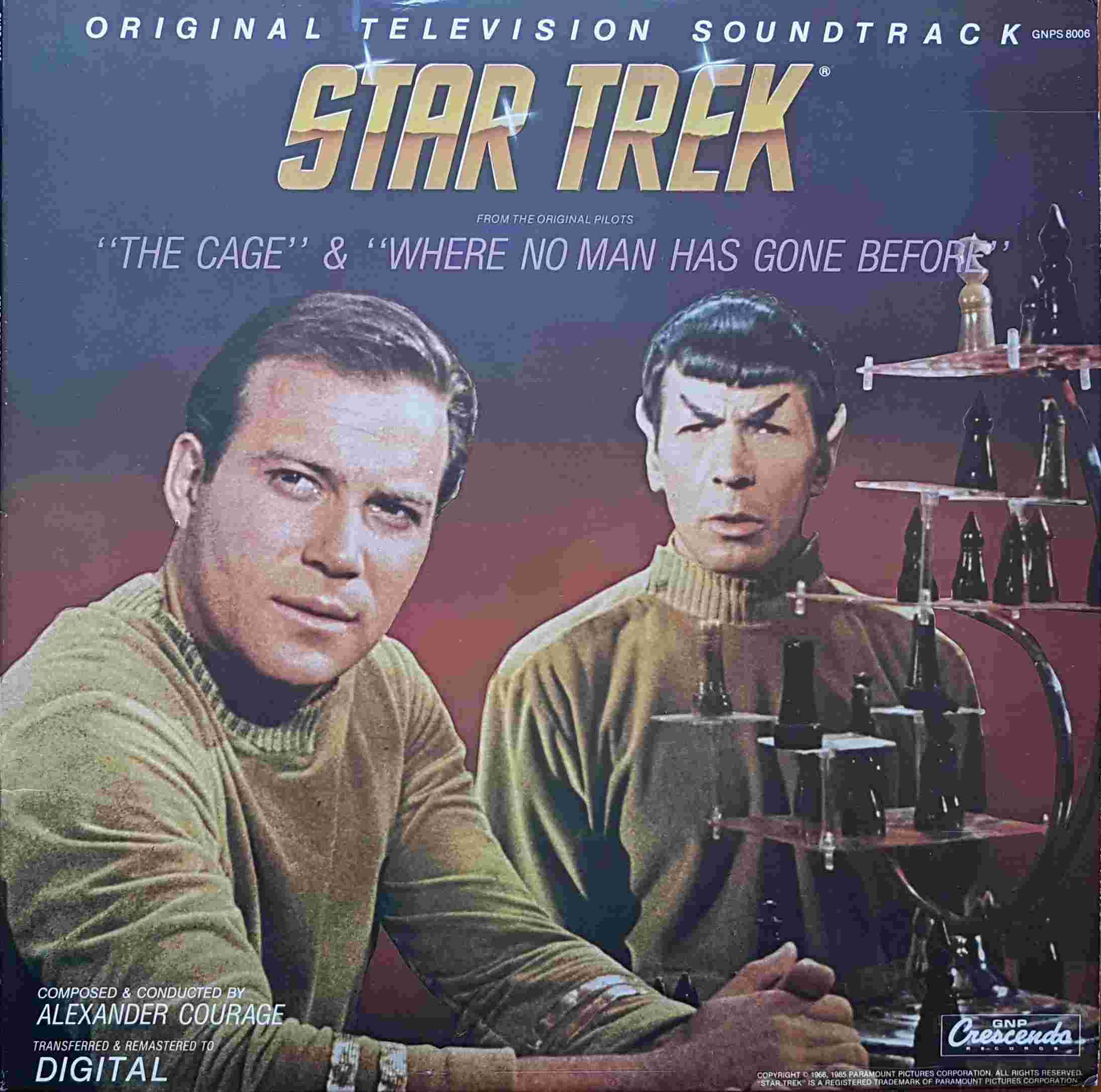 Picture of GNPS 8006 Star trek - US import by artist Alexander Courrage from the BBC albums - Records and Tapes library
