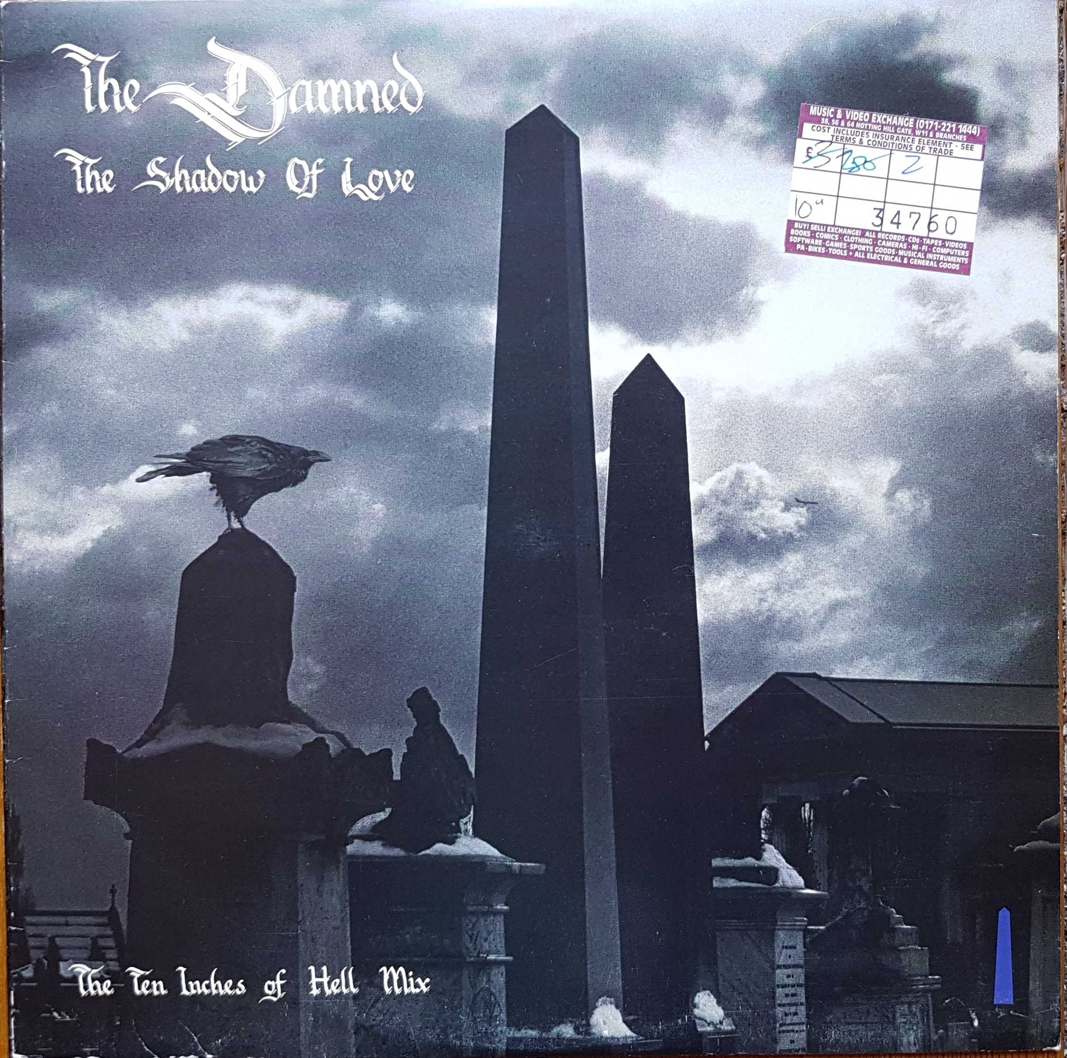 Picture of GRIMX 2 The shadow of love by artist The Damned  from The Stranglers 10inches