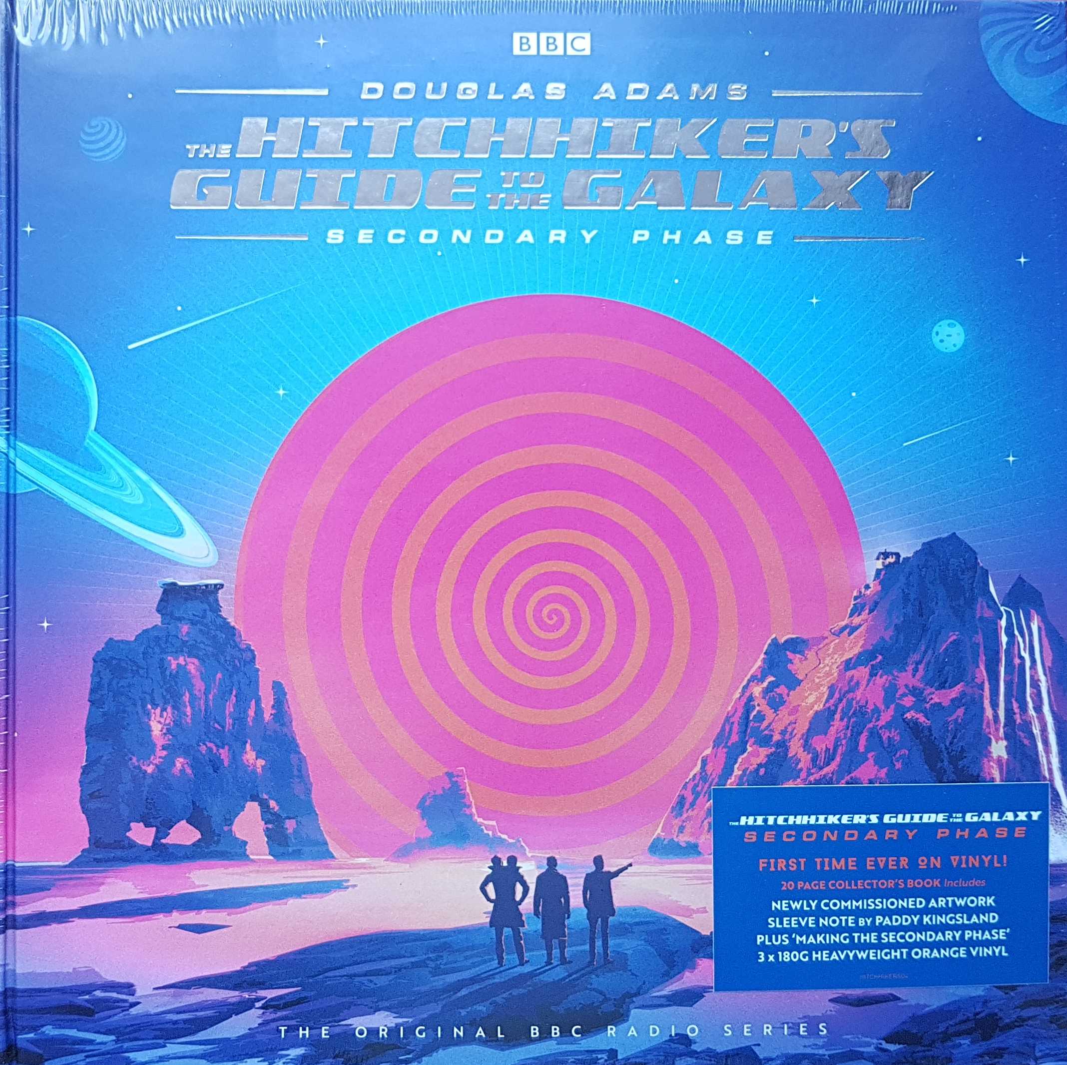 Picture of HITCHHIKERS02 The hitch-hiker's guide to the galaxy - Secondary phrase (Limited edition coloured vinyl) by artist Douglas Adams from the BBC albums - Records and Tapes library