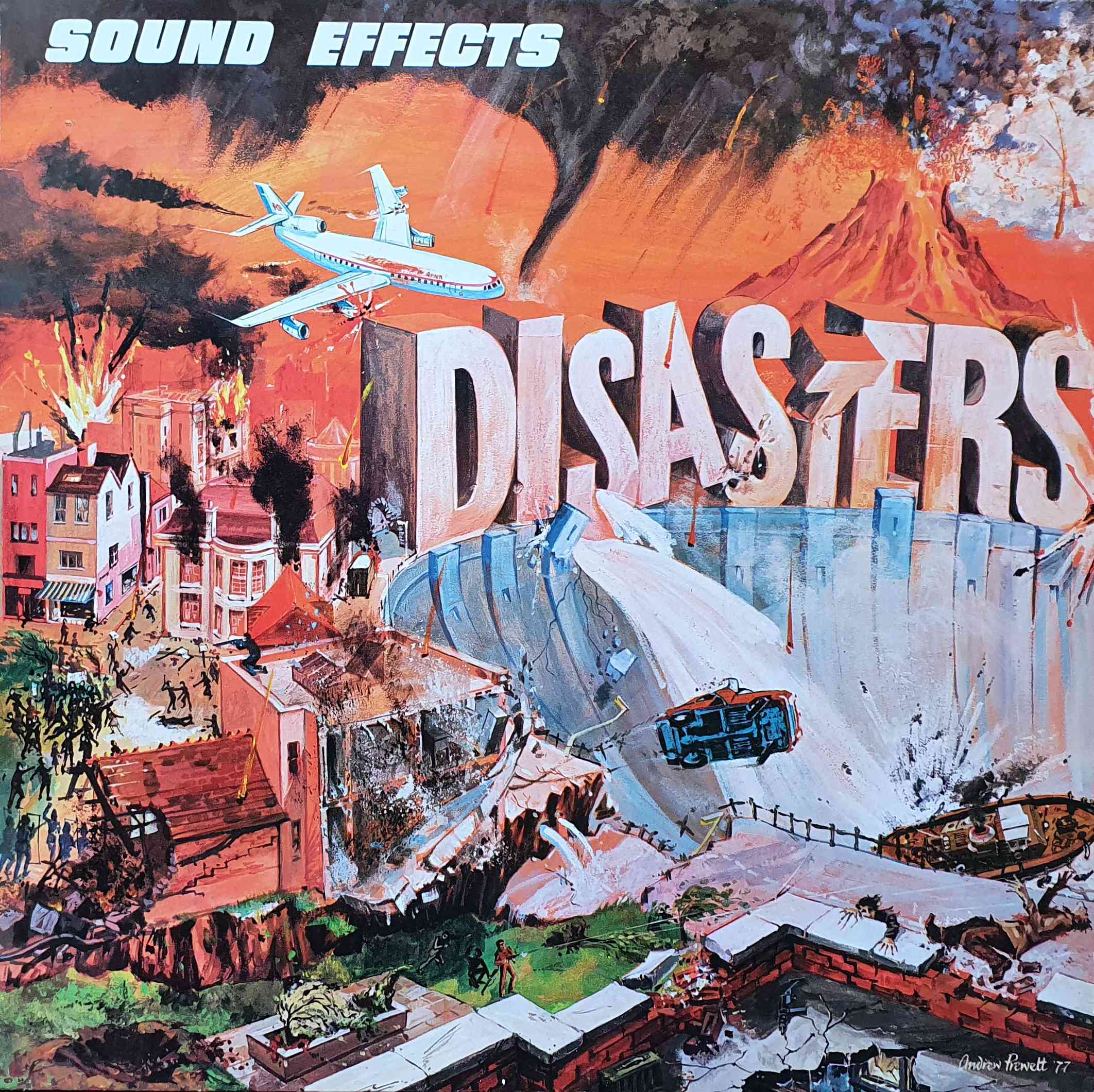 Picture of INT 128.002 Sound effects: Disasters (German import) by artist Various from the BBC albums - Records and Tapes library