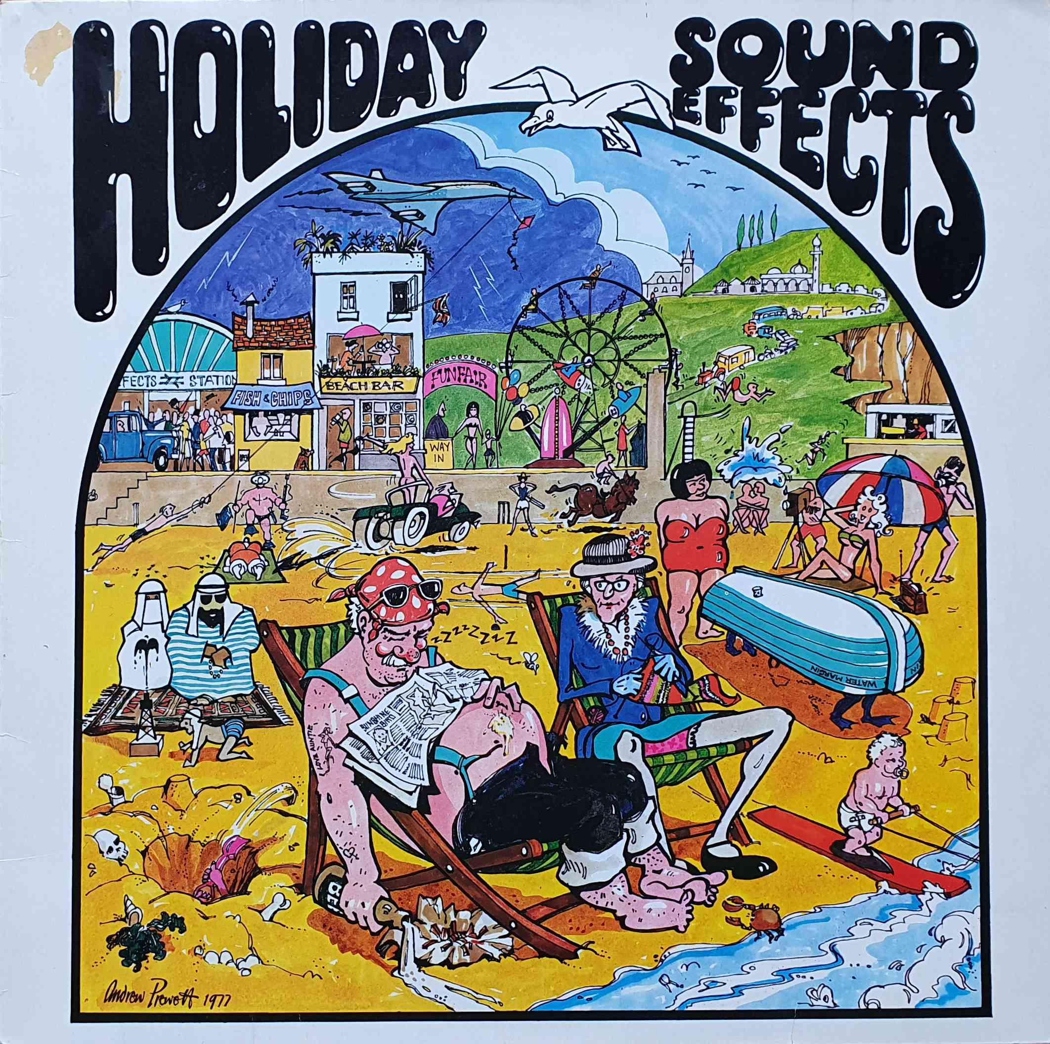 Picture of INT 128.004 Sound effects - Holiday sounds (German import) by artist Various from the BBC albums - Records and Tapes library